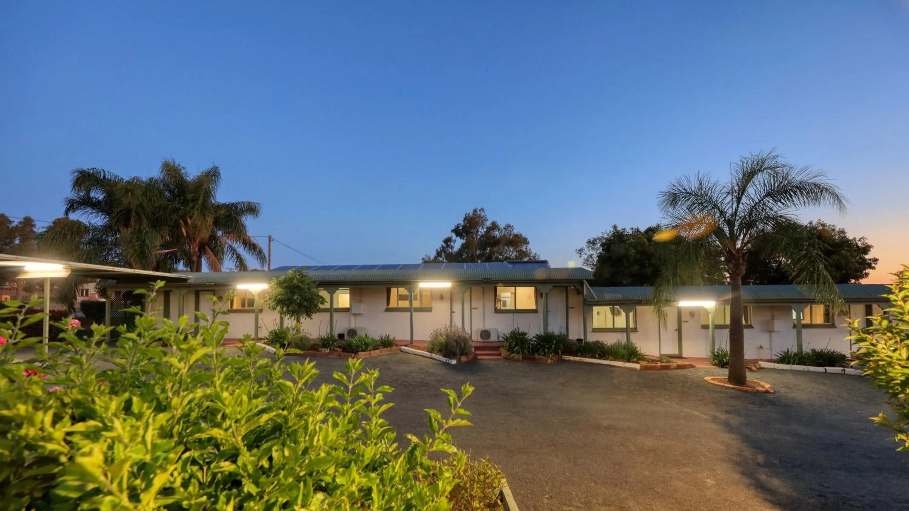 Garden in Oasis Motel
