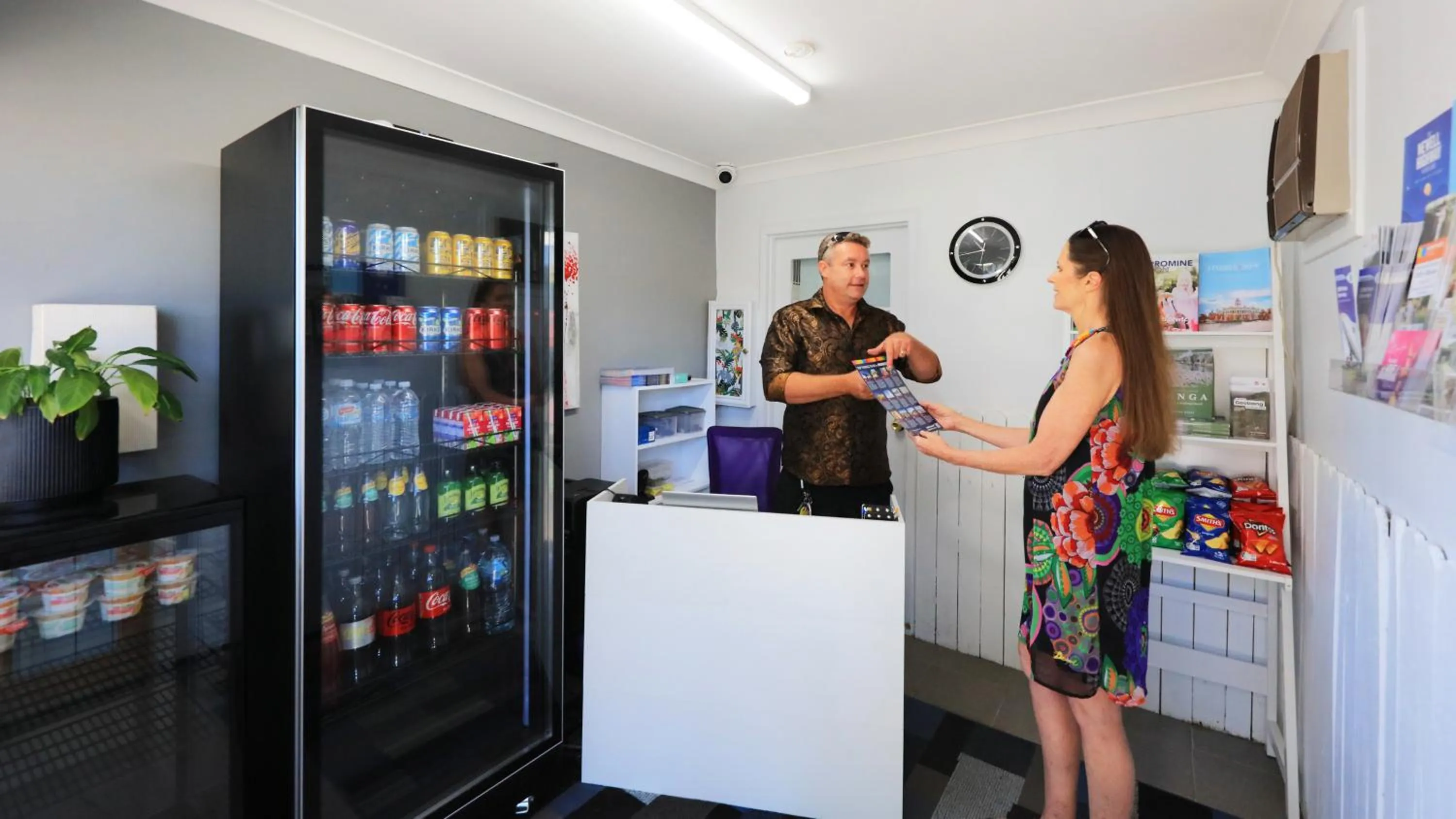 Lobby or reception in Oasis Motel