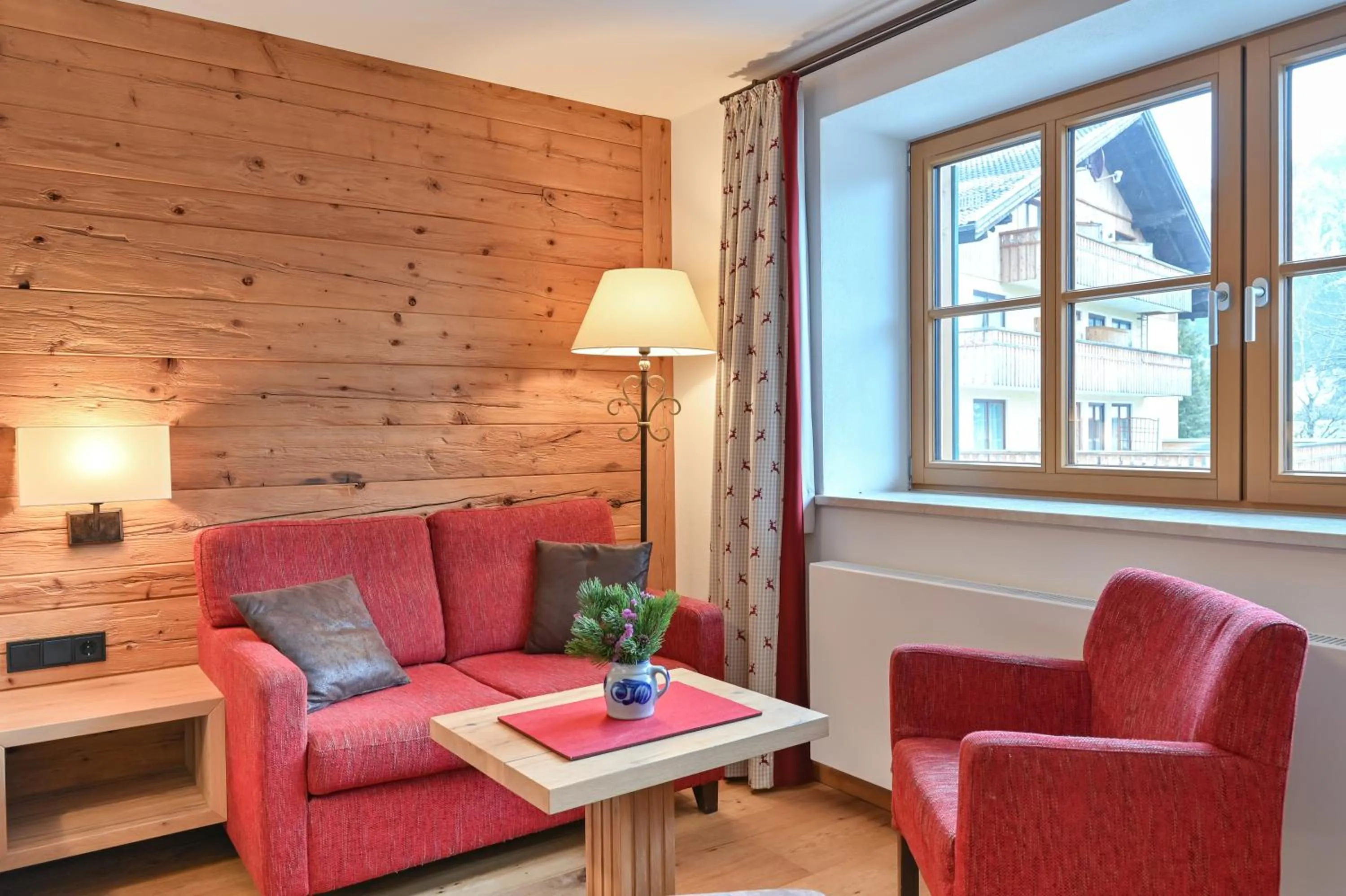 Seating area in Hotel Helmer