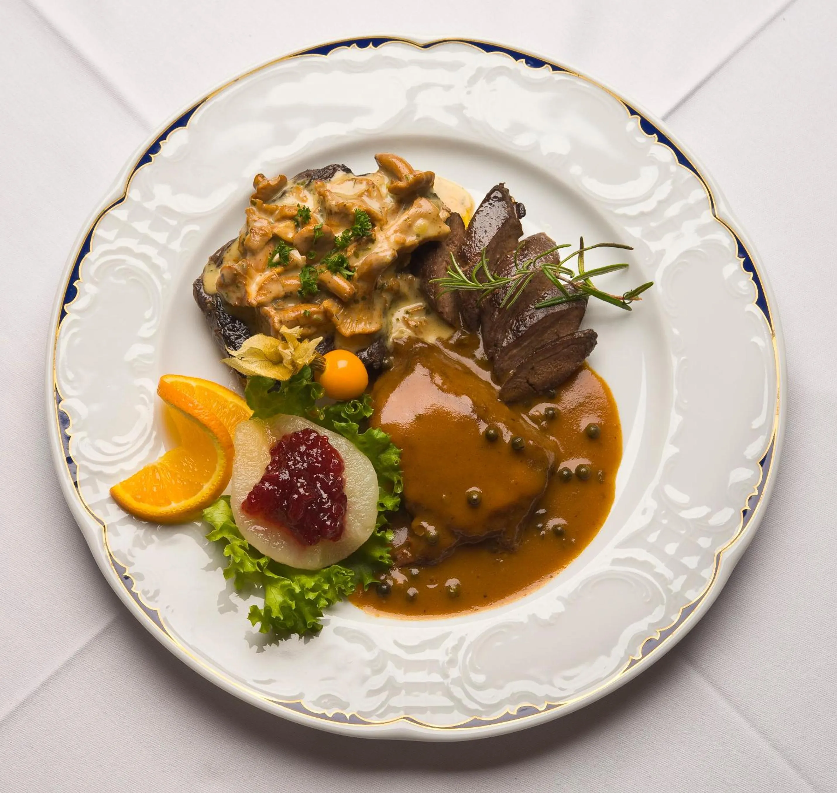 Food close-up in Hotel Helmer