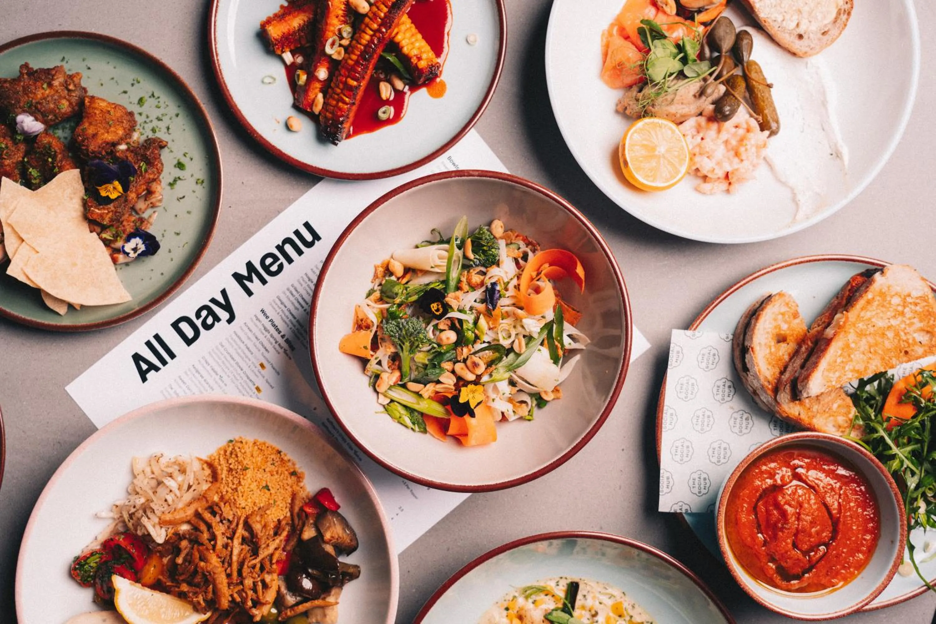 Food close-up in The Social Hub Berlin Alexanderplatz