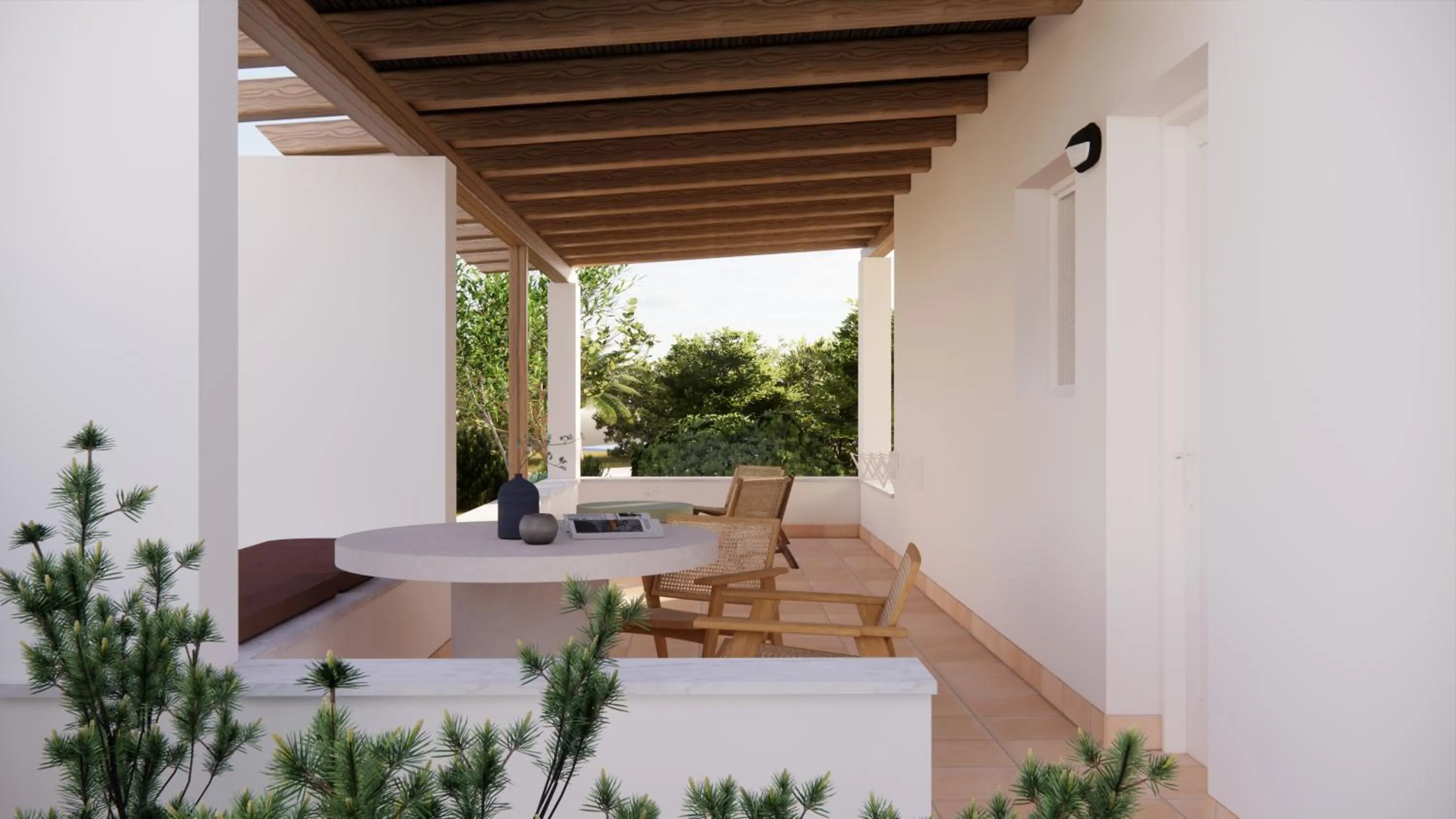 Balcony/Terrace in Hydra Beach Resort
