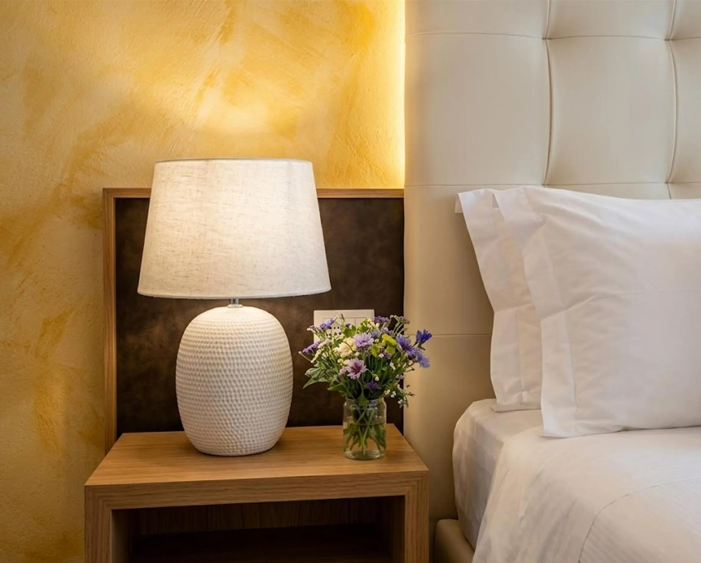 Bed in Hydra Beach Resort