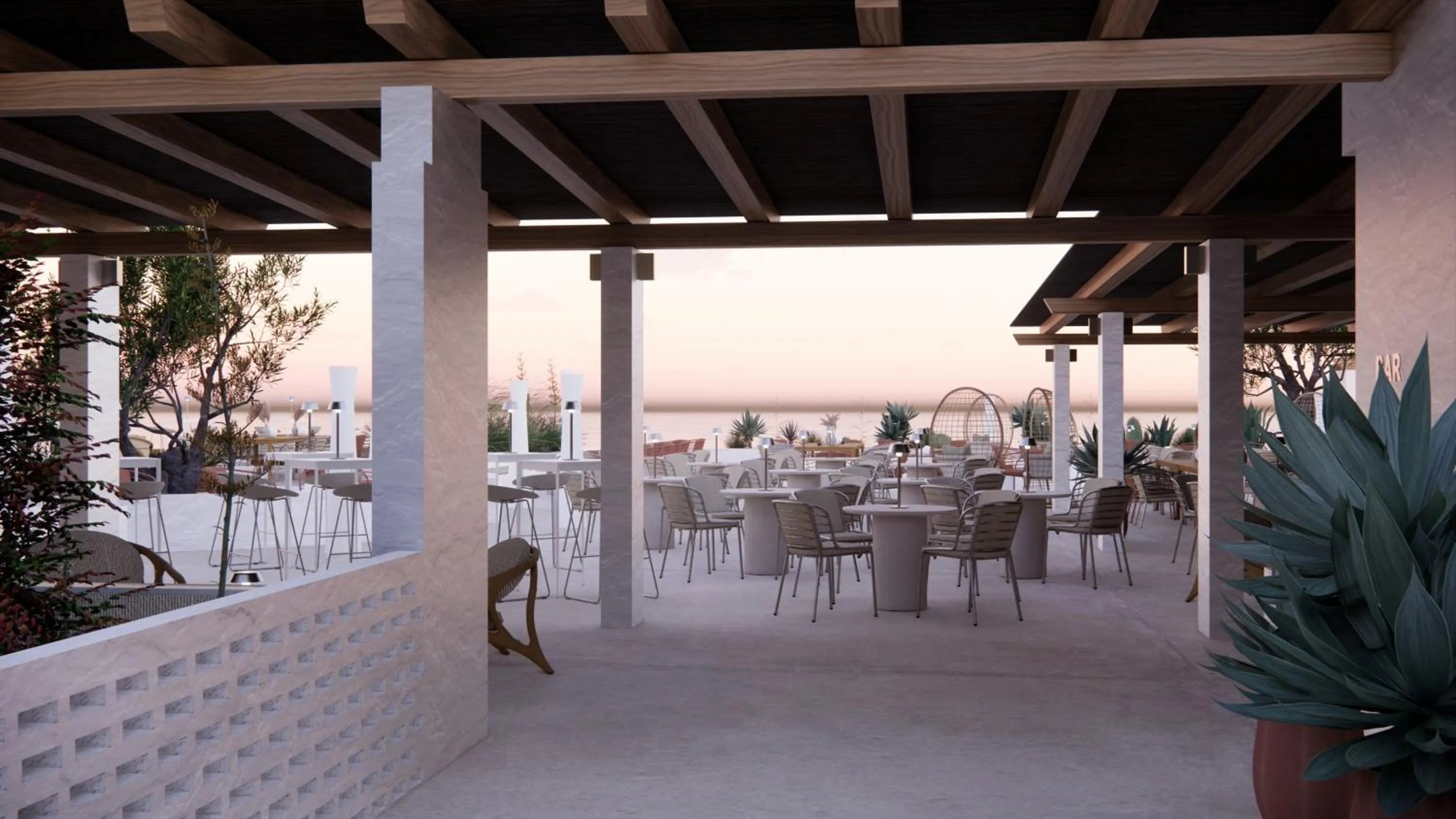 Restaurant/places to eat in Hydra Beach Resort