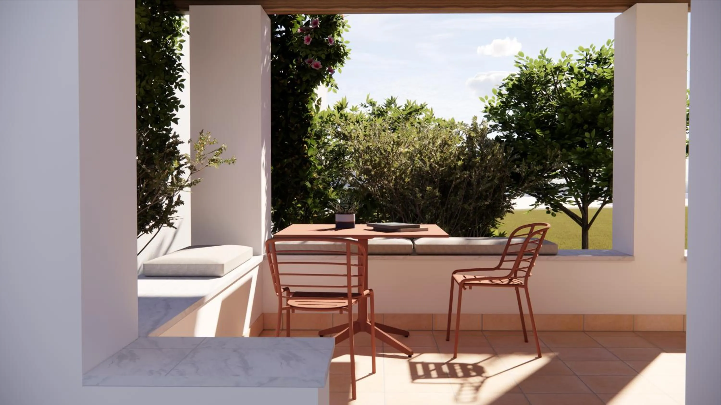 Balcony/Terrace in Hydra Beach Resort