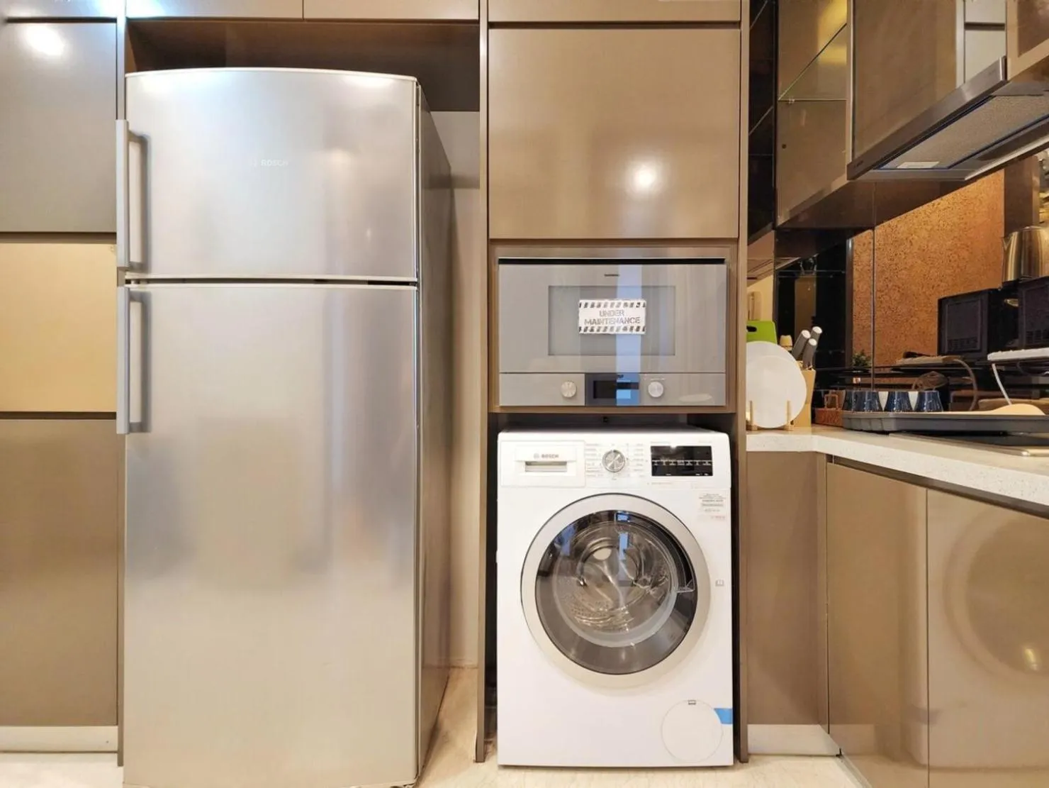 Kitchen or kitchenette in Dorsett Residences Bukit Bintang