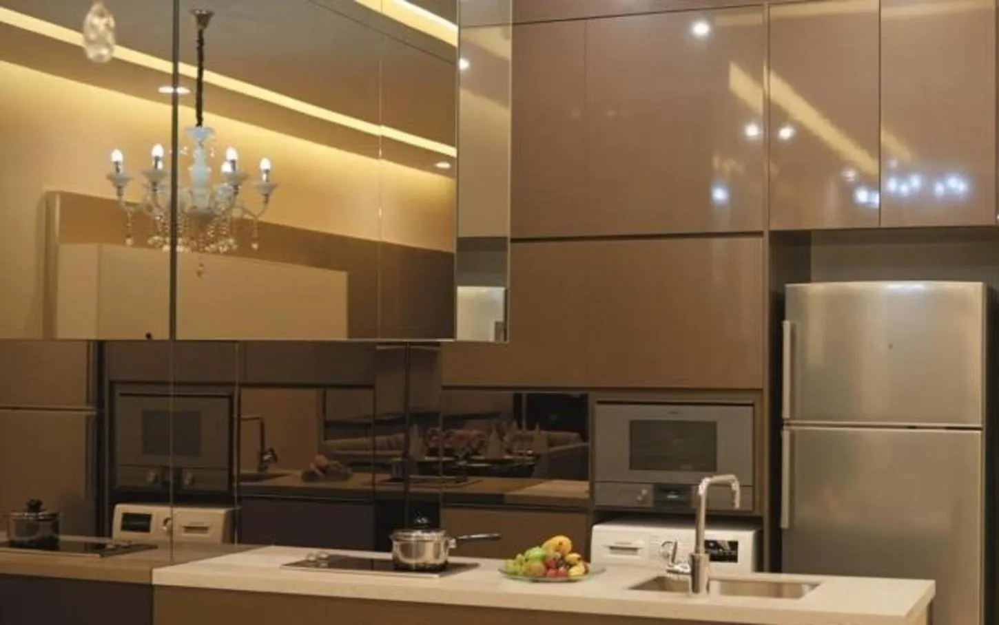 Kitchen or kitchenette in Dorsett Residences Bukit Bintang