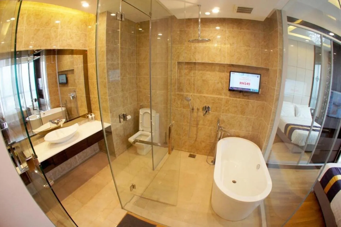 Shower in Dorsett Residences Bukit Bintang