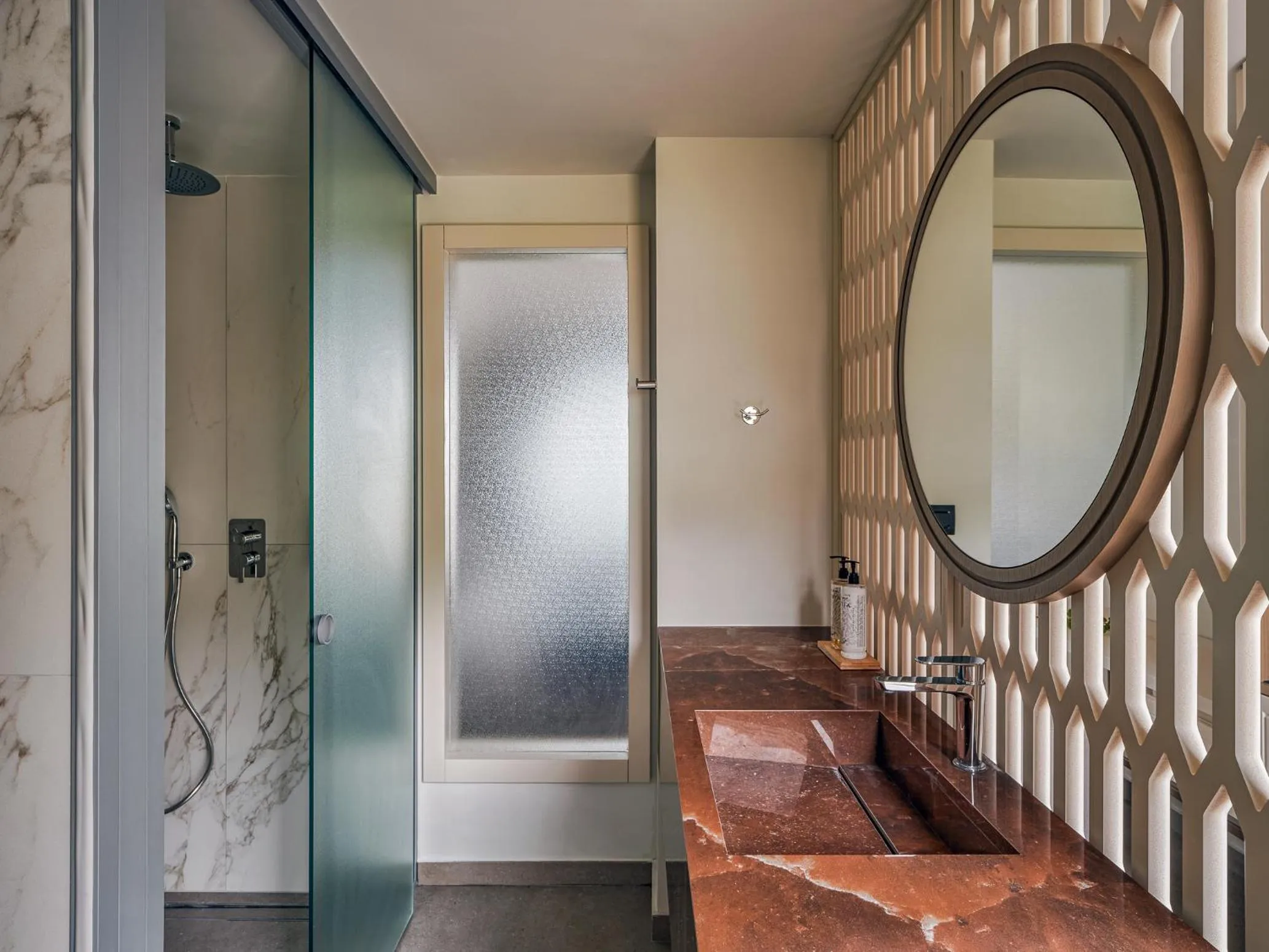 Bathroom in Aegean Melathron Thalasso Spa Hotel