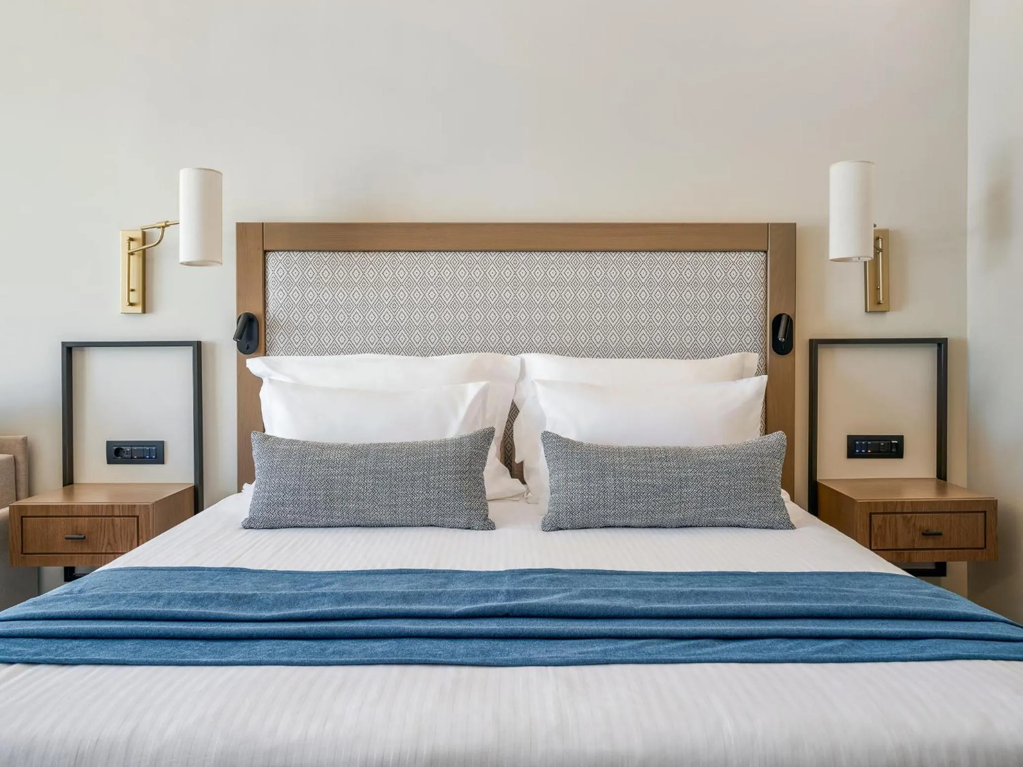 Bed in Aegean Melathron Thalasso Spa Hotel