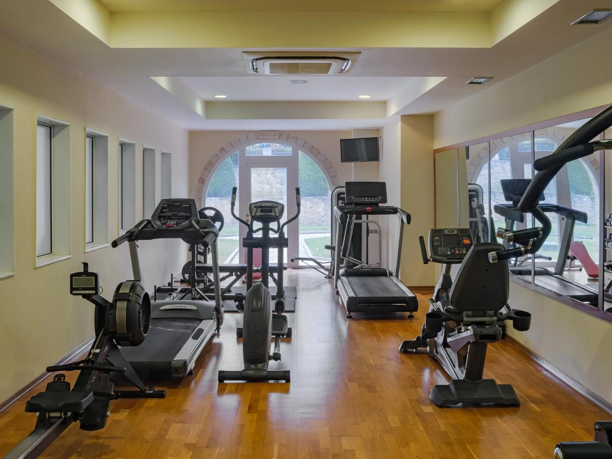 Fitness centre/facilities in Aegean Melathron Thalasso Spa Hotel