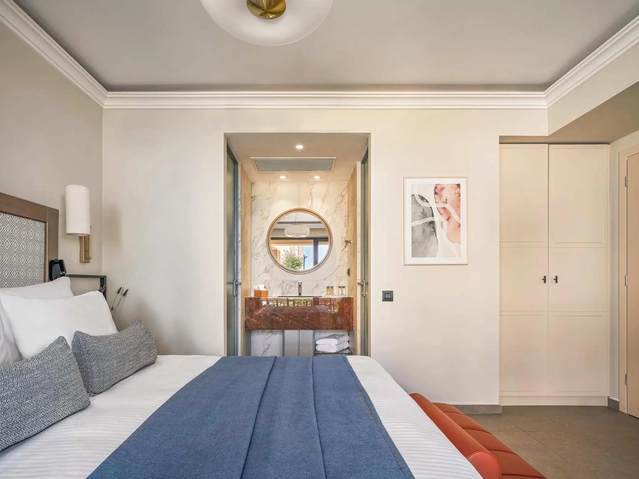 Bedroom, Bed in Aegean Melathron Thalasso Spa Hotel