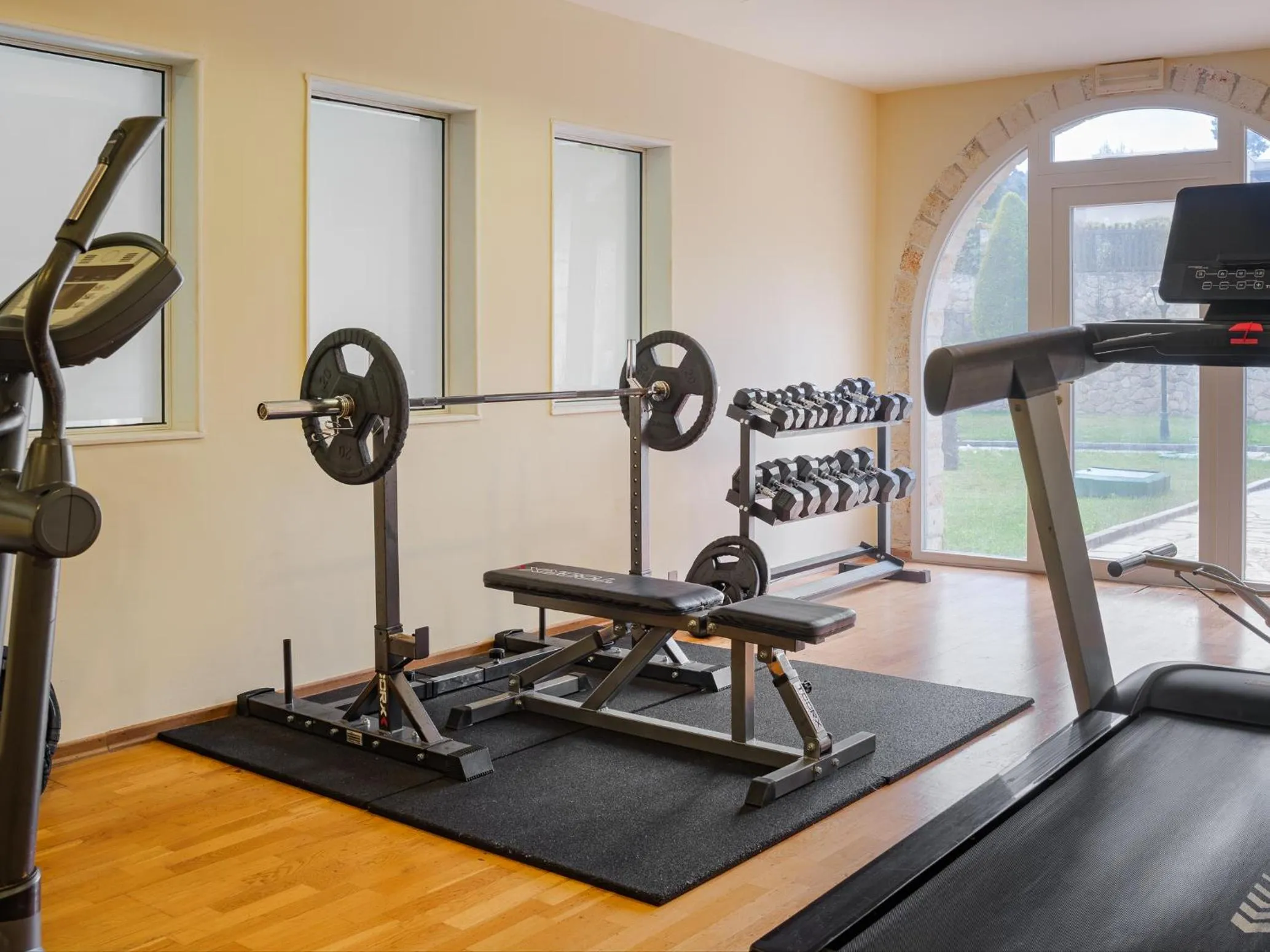 Fitness centre/facilities in Aegean Melathron Thalasso Spa Hotel