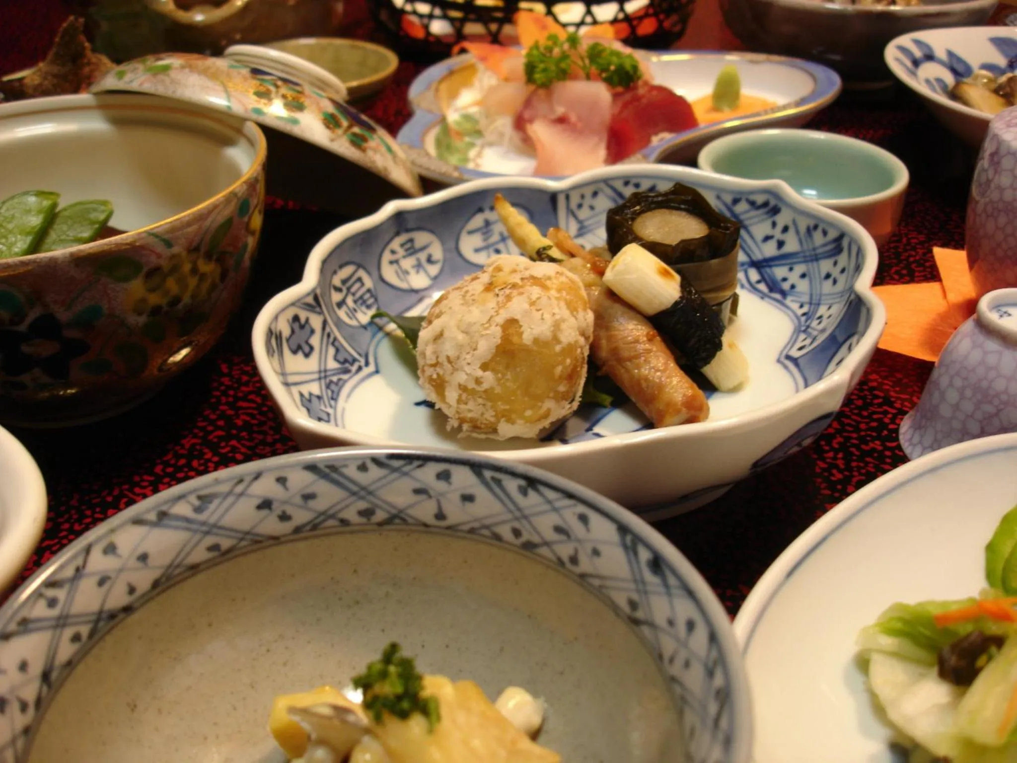 Food in Yudanaka Onsen Yamazakiya