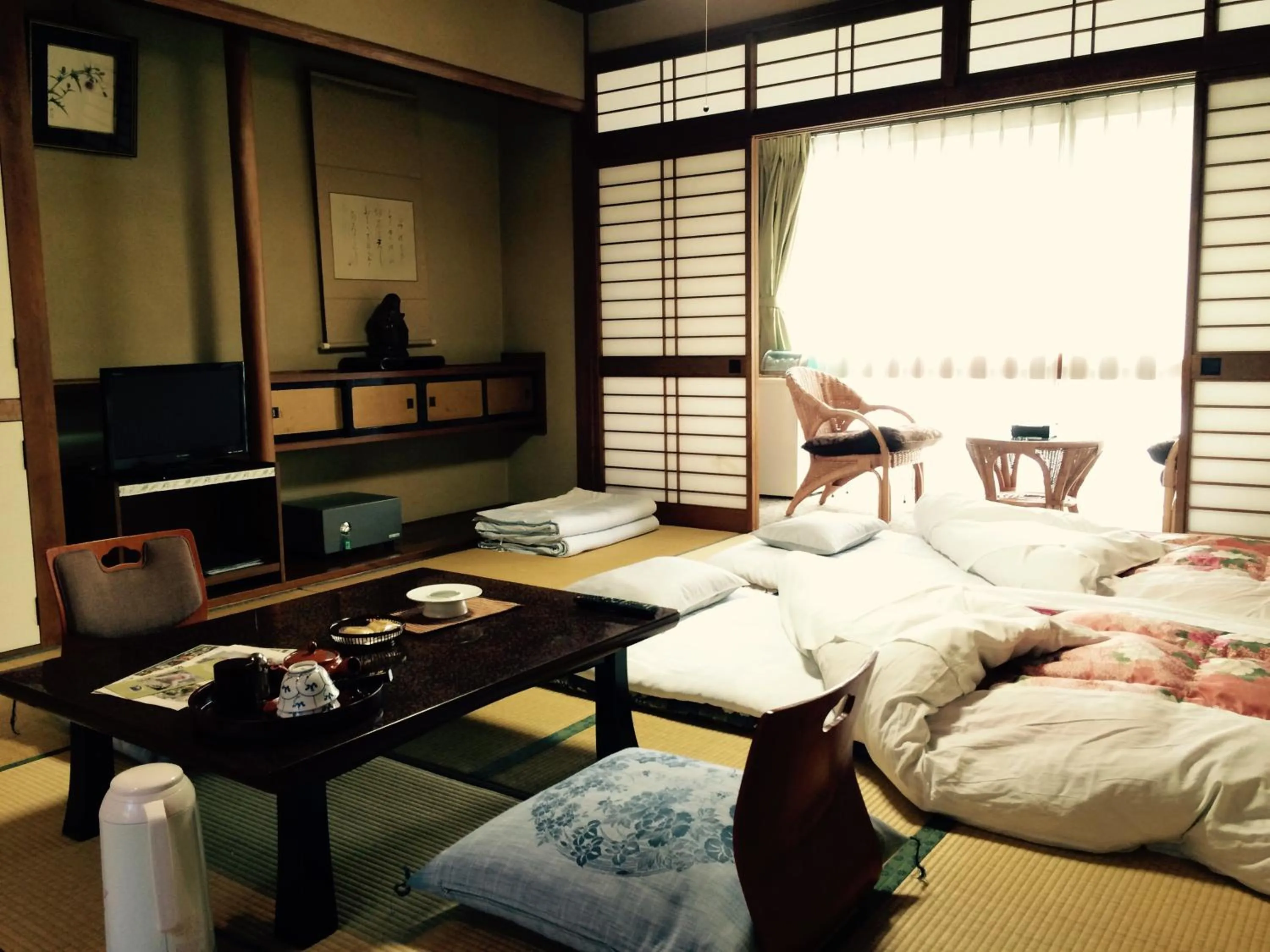 Bed in Yudanaka Onsen Yamazakiya