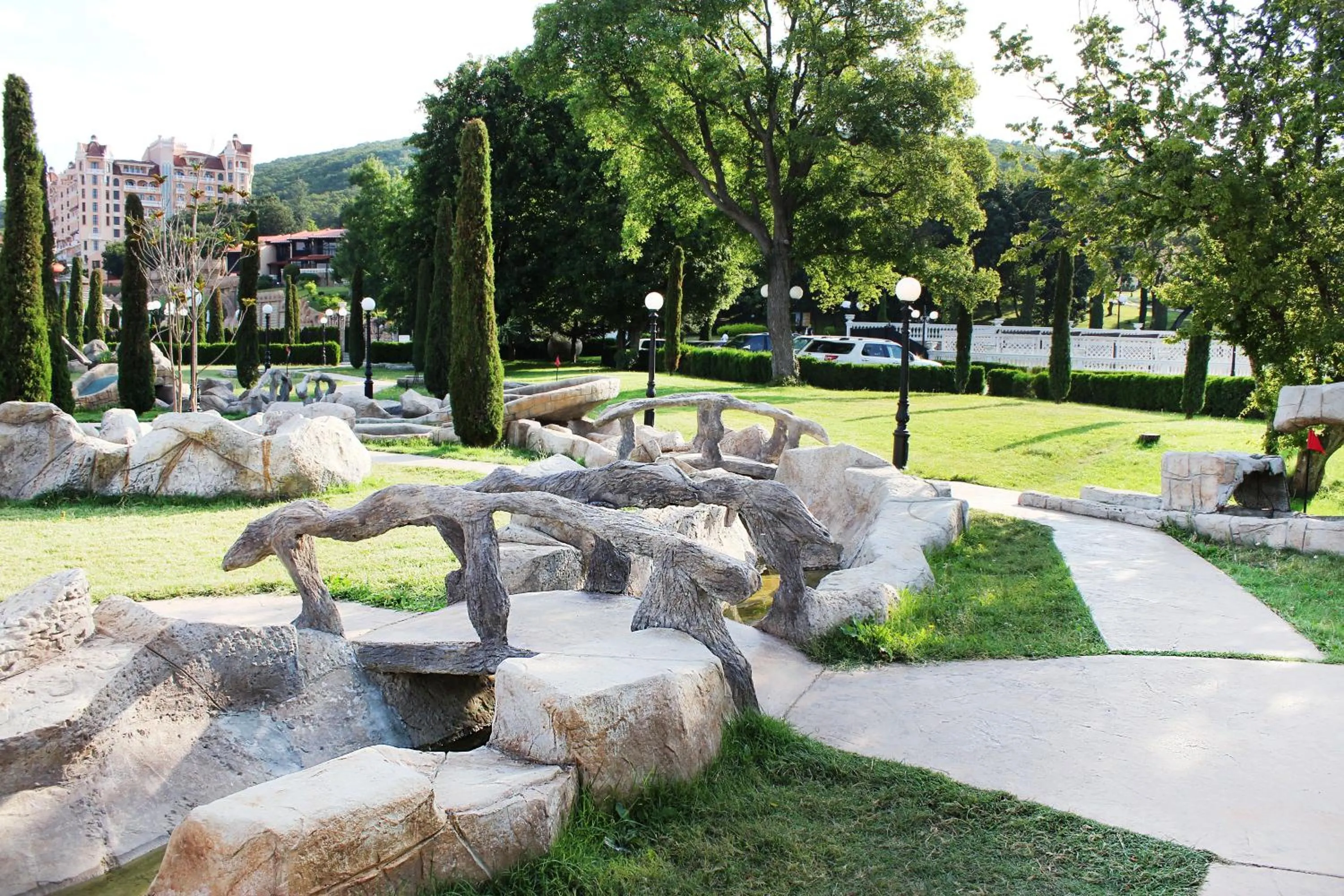 Minigolf, Garden in Royal Park Hotel - All Inclusive & Aqua Park