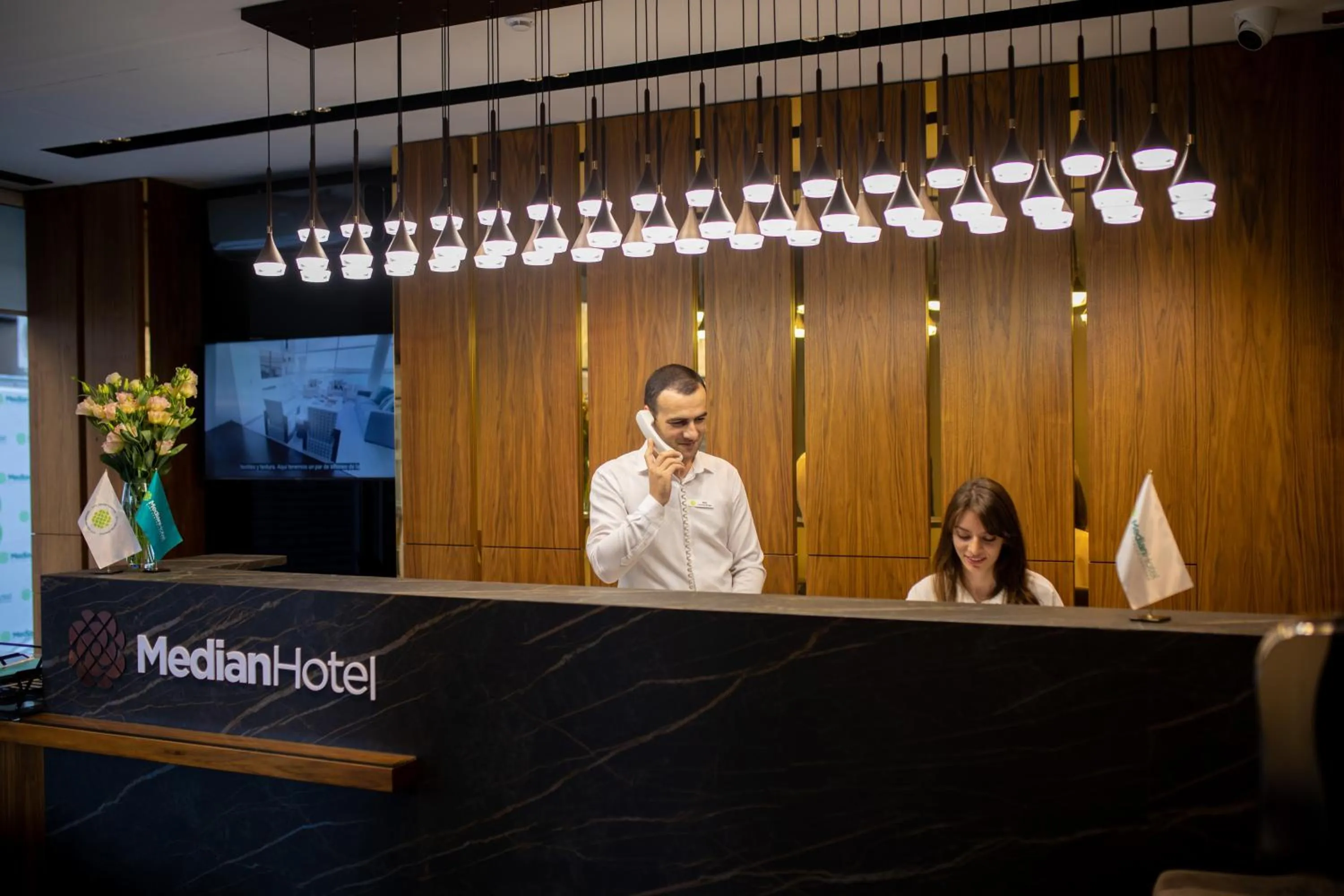 Facade/entrance in Median Hotel, City Center Yerevan