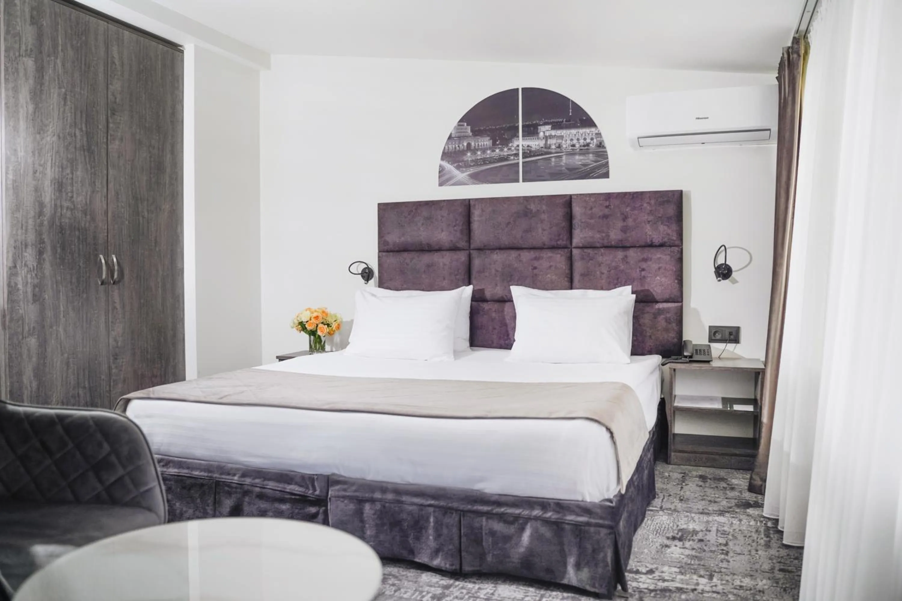 Bed in Median Hotel, City Center Yerevan