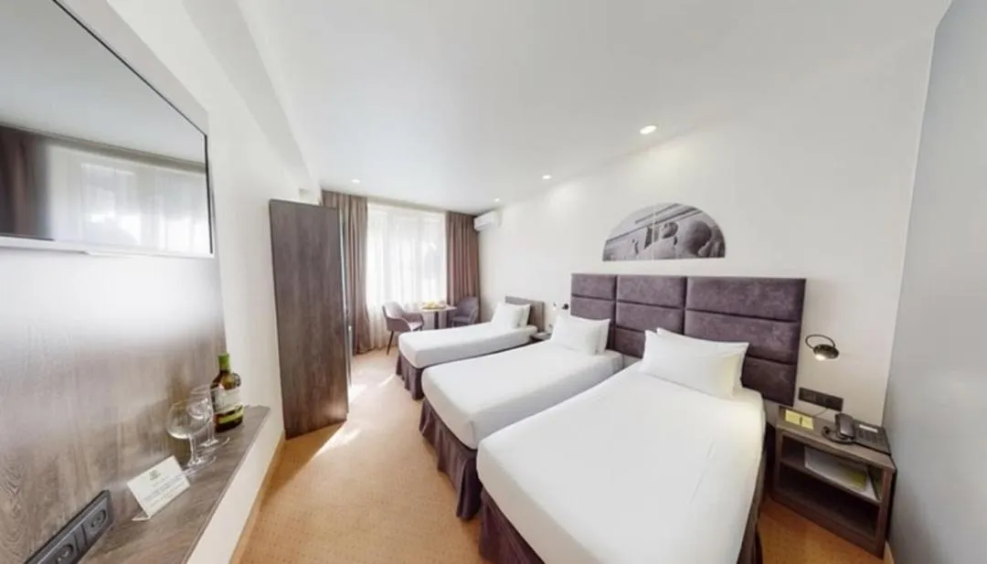 Bed in Median Hotel, City Center Yerevan