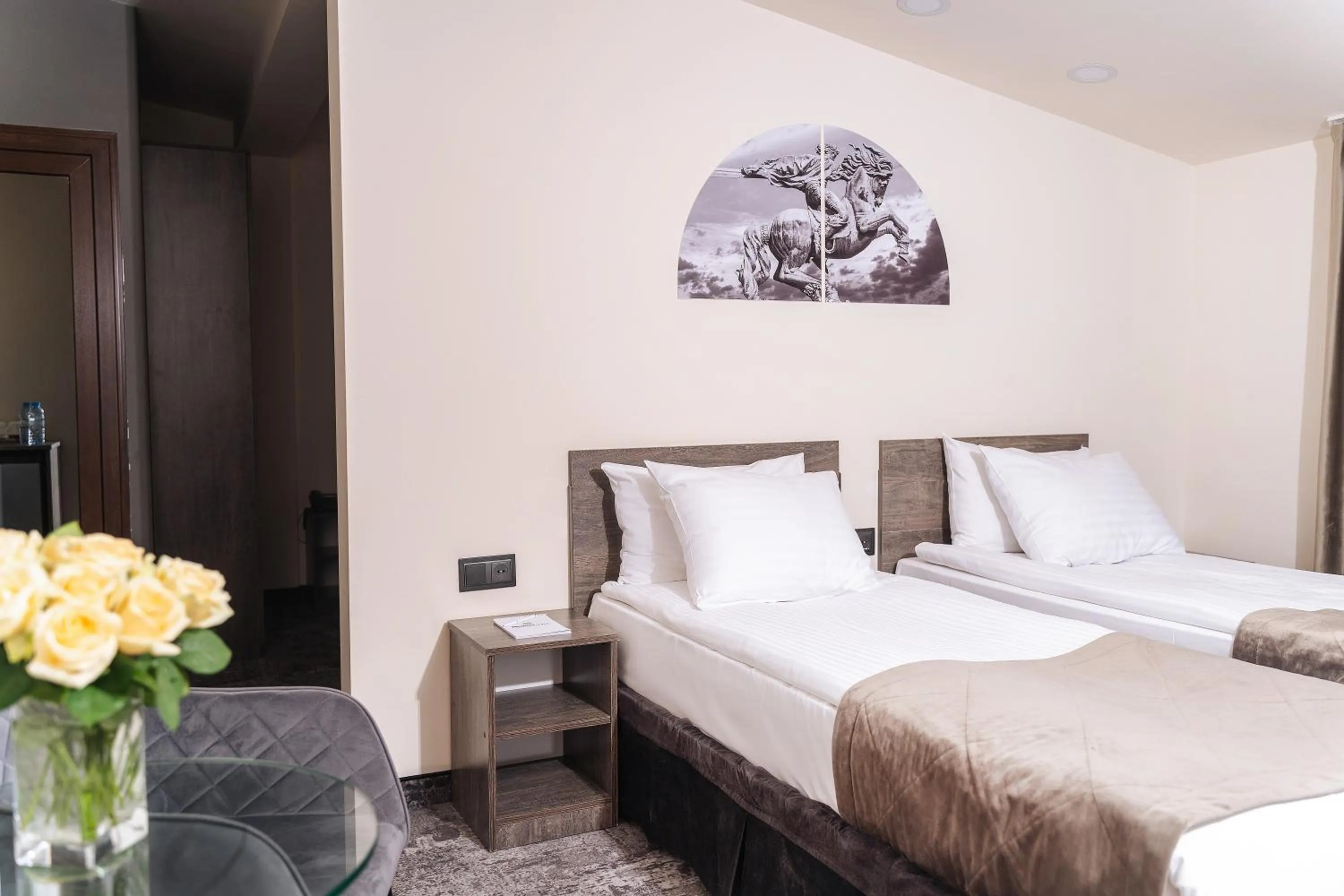 Bed in Median Hotel, City Center Yerevan