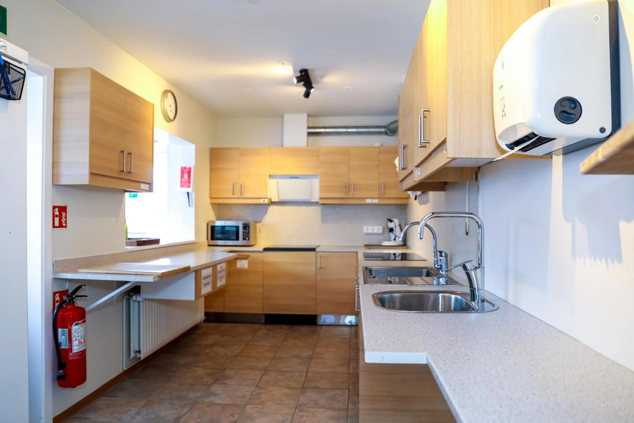 Kitchen or kitchenette in Akureyri Hostel