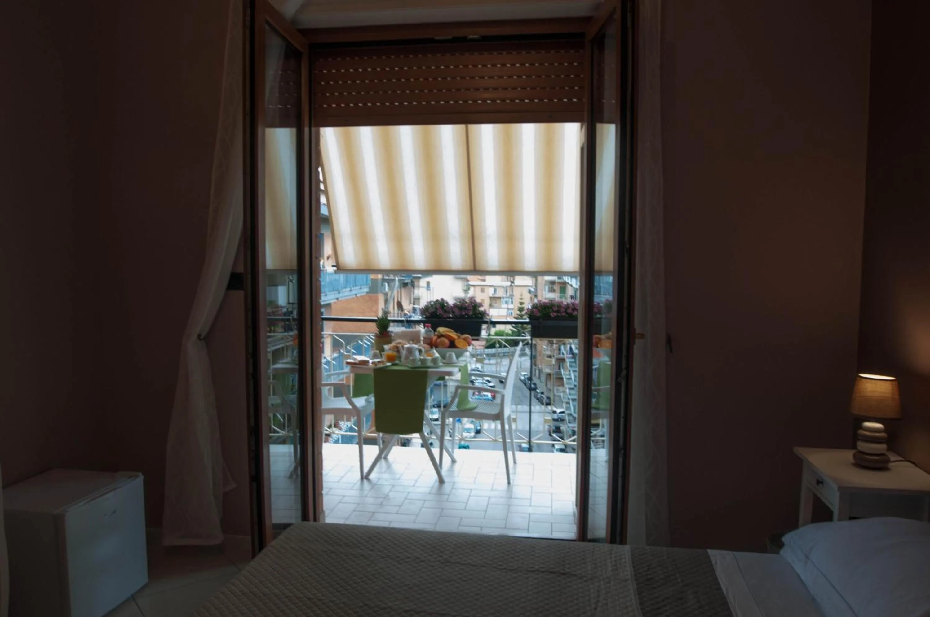 Balcony/Terrace, Bed in La Fenice