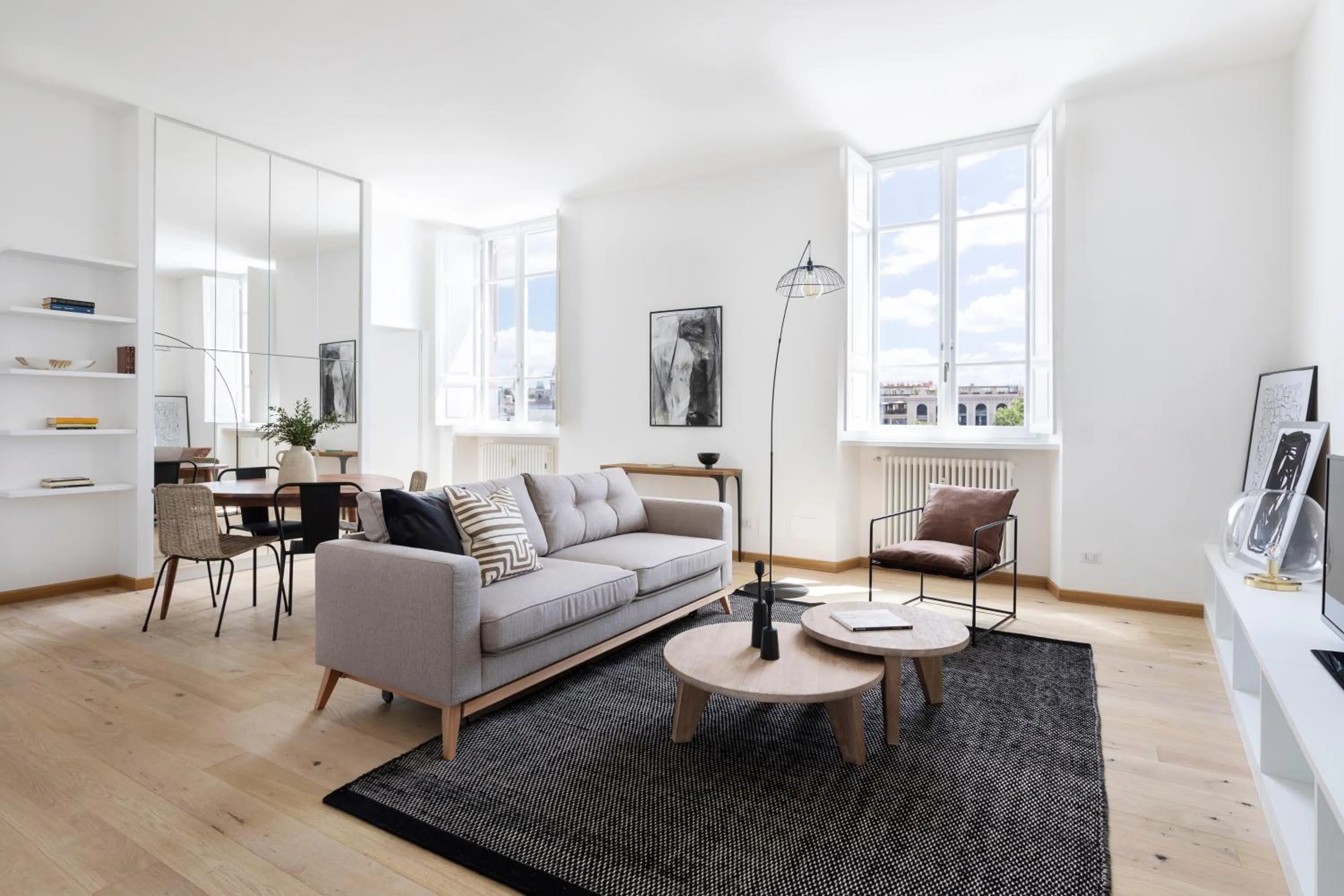 Living room in Prati Lungotevere