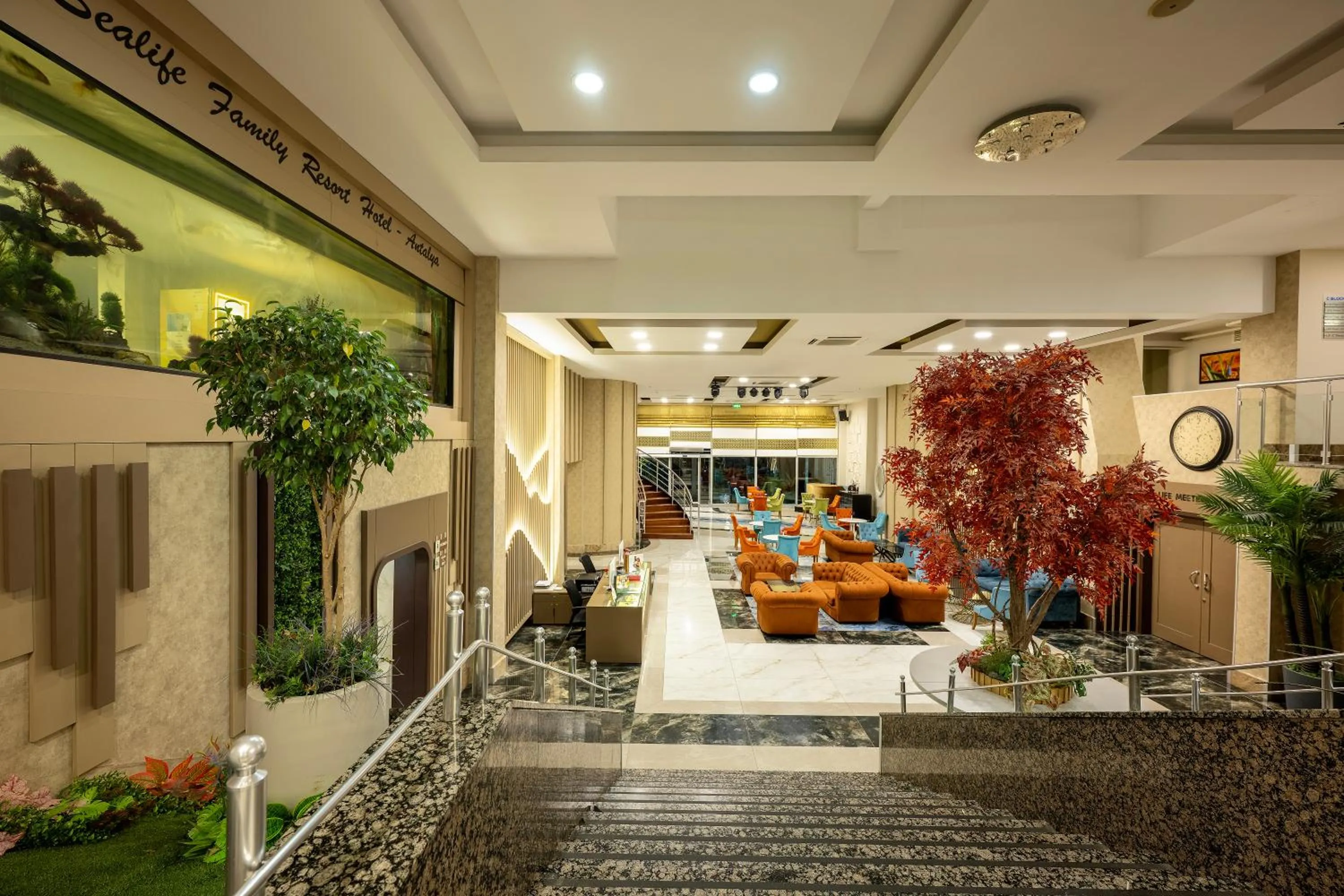 Lobby or reception in Sealife Family Resort Hotel