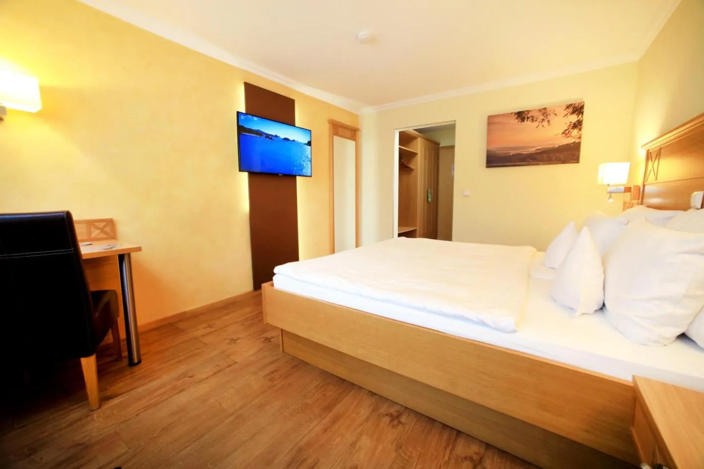 Bed in Landidyll Hotel Restaurant Birkenhof