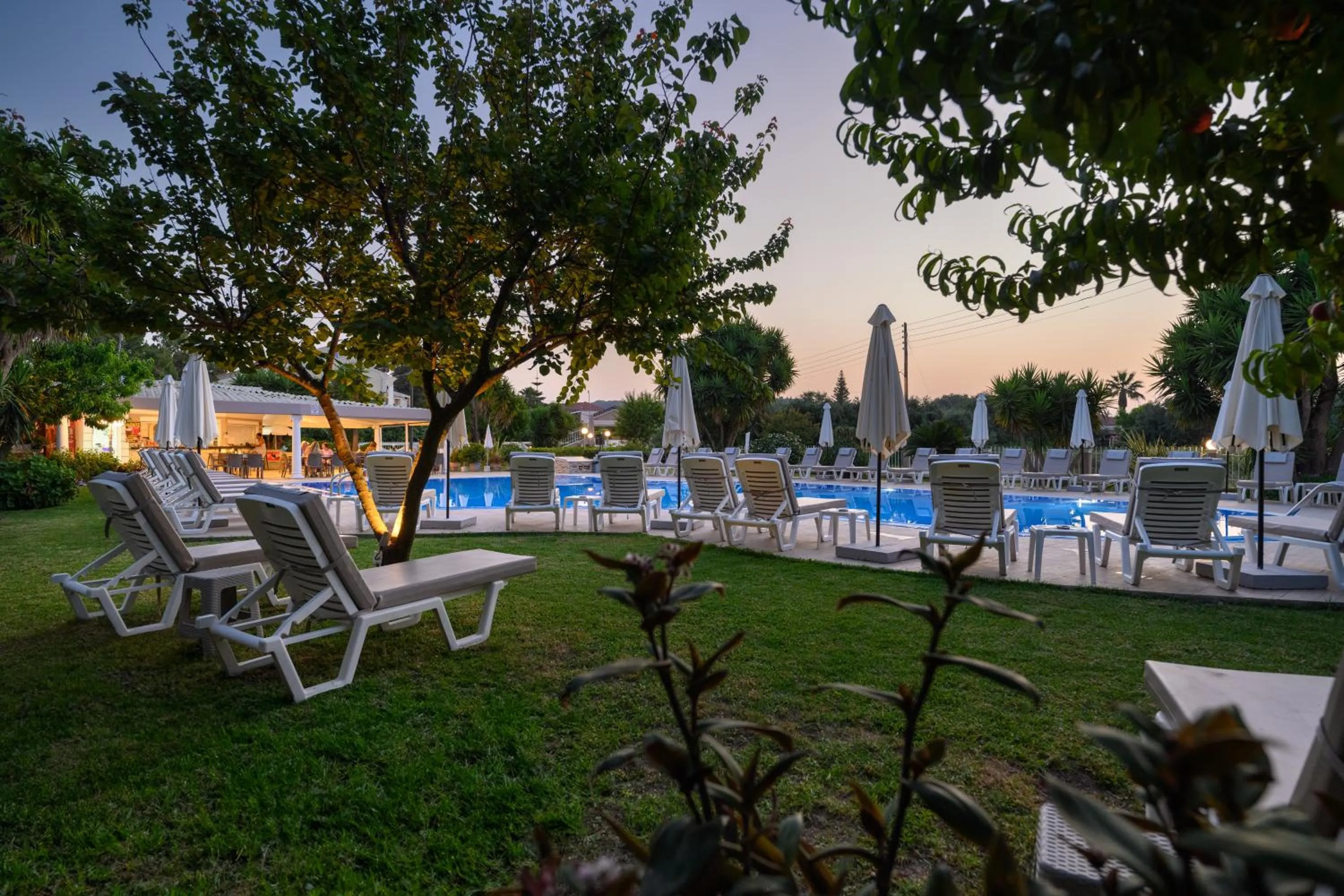 Garden view in Erofili Hotel