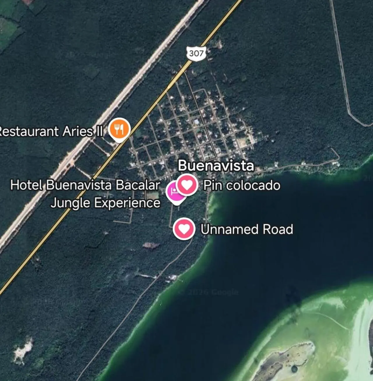 Location in Hotel Buenavista Bacalar Jungle Experience