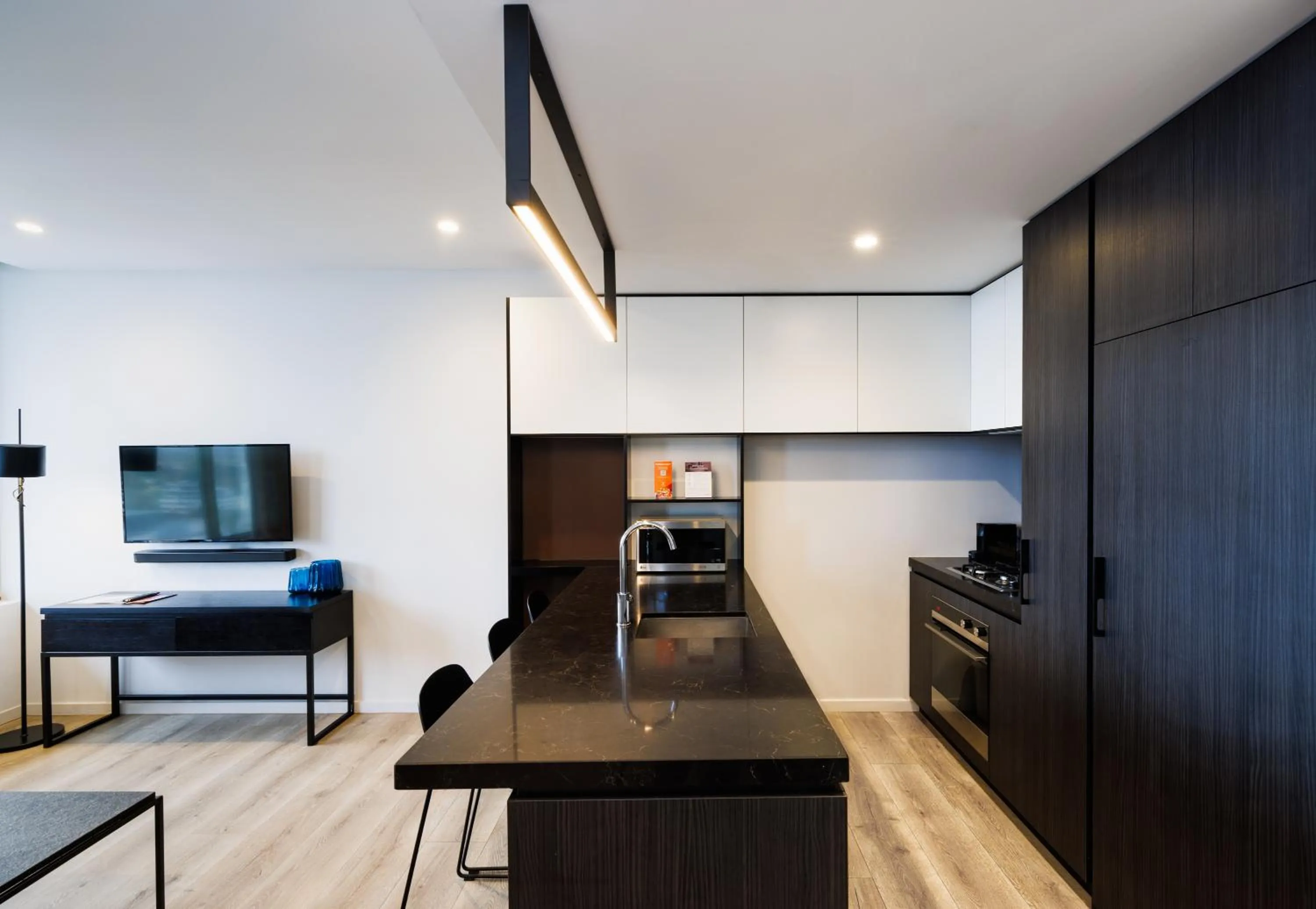 kitchen in Avani Melbourne Box Hill Residences