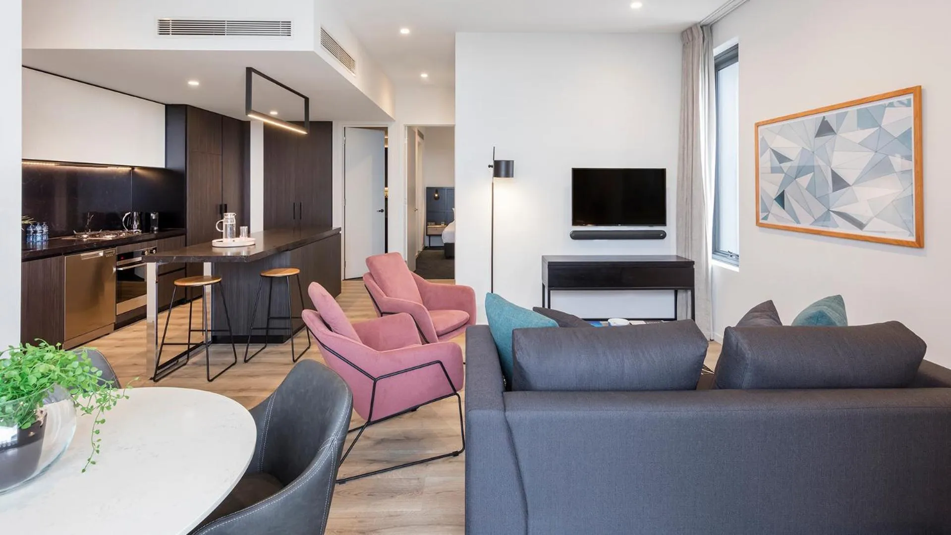 TV and multimedia in Avani Melbourne Box Hill Residences