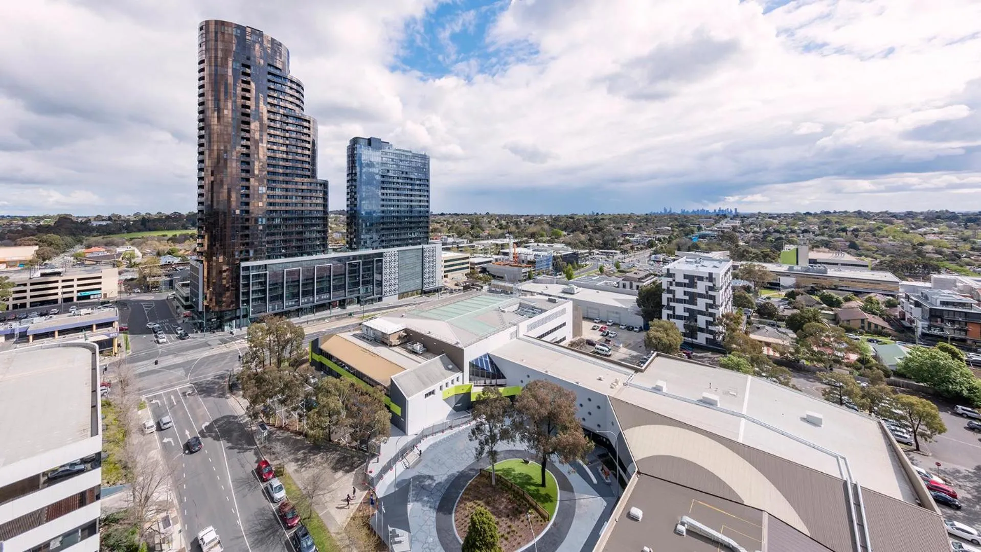 Street view in Avani Melbourne Box Hill Residences