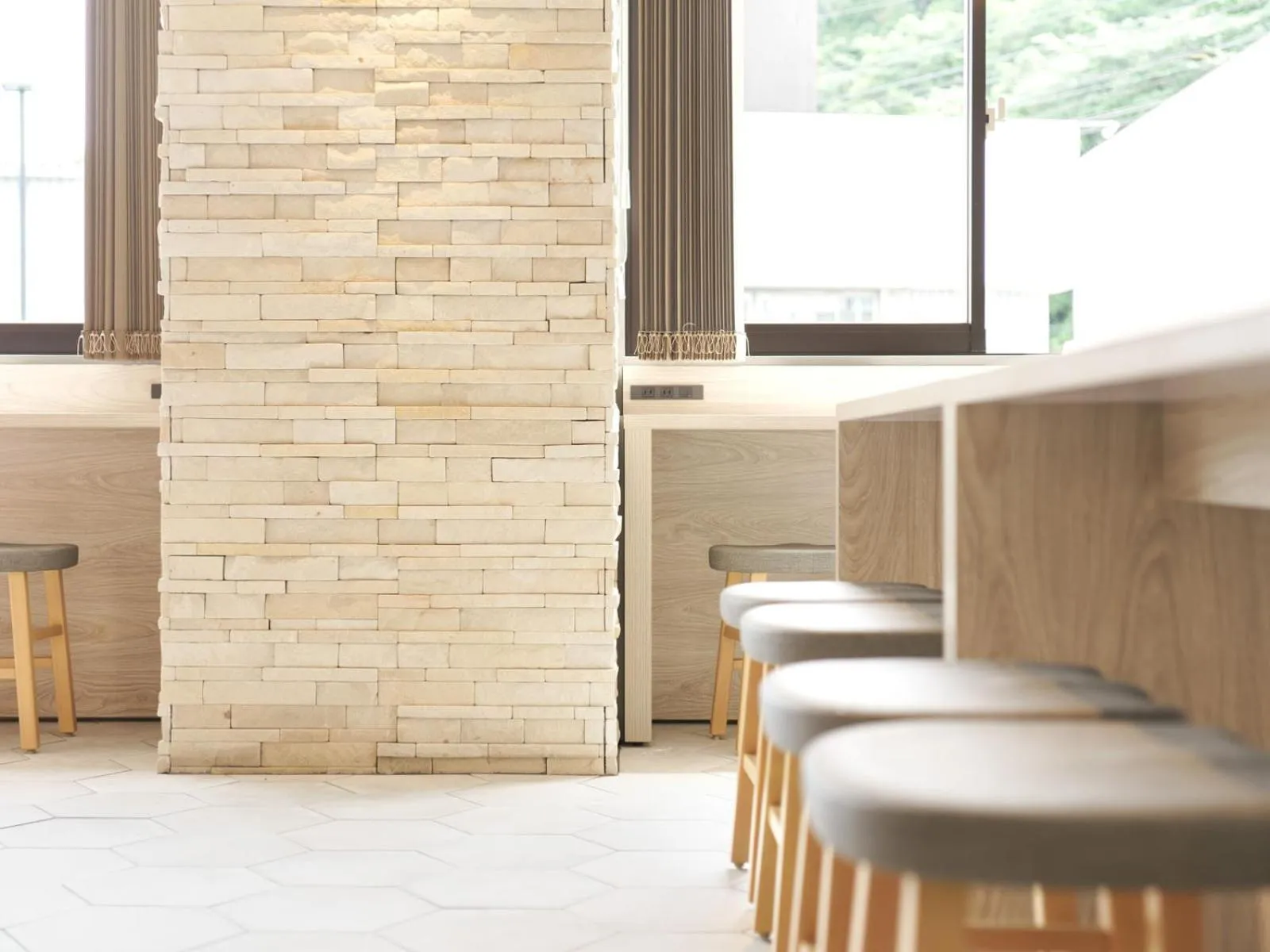 Decorative detail in Super Hotel Anan Tomioka