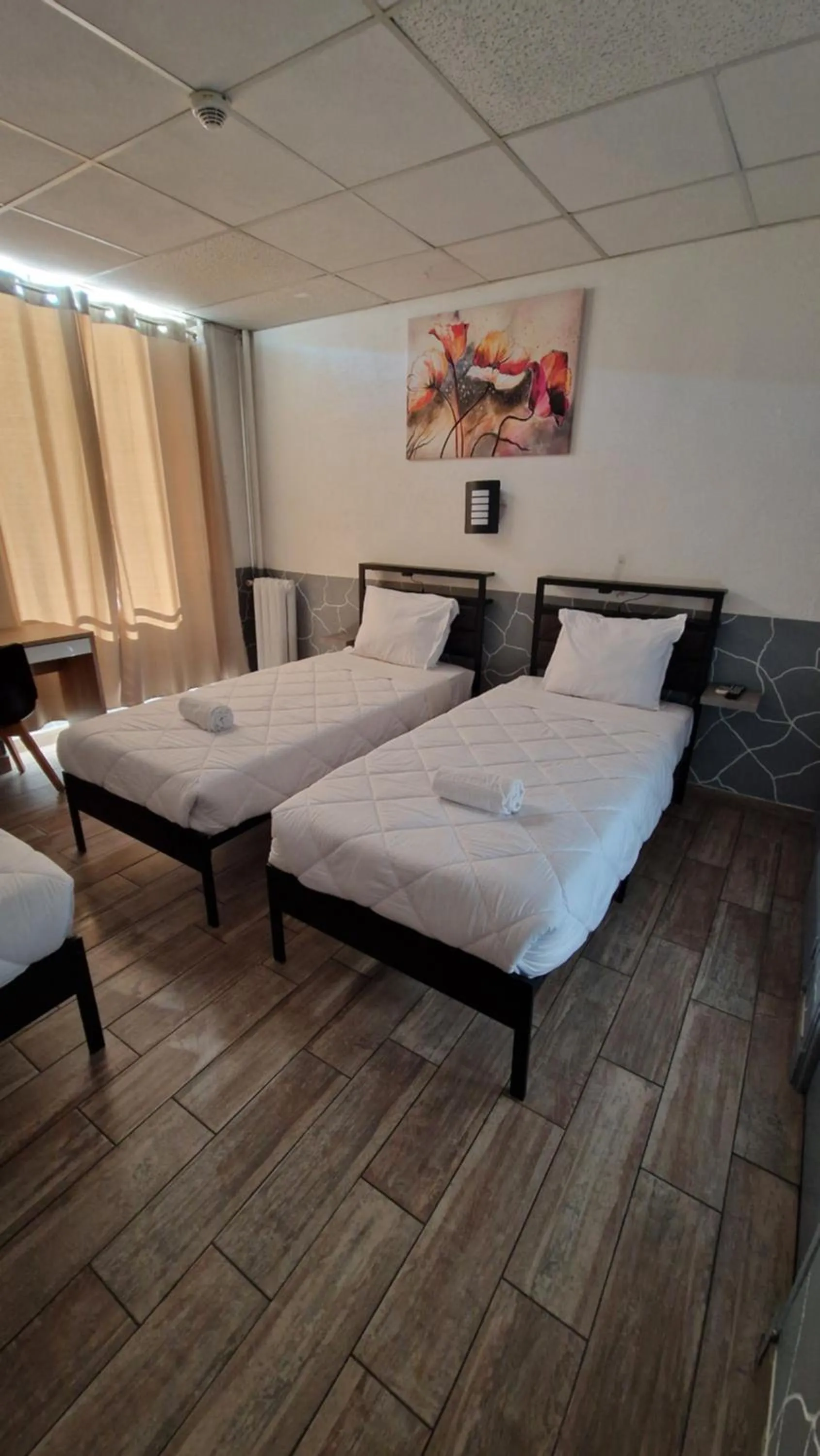 Bed in Hôtel du Nord