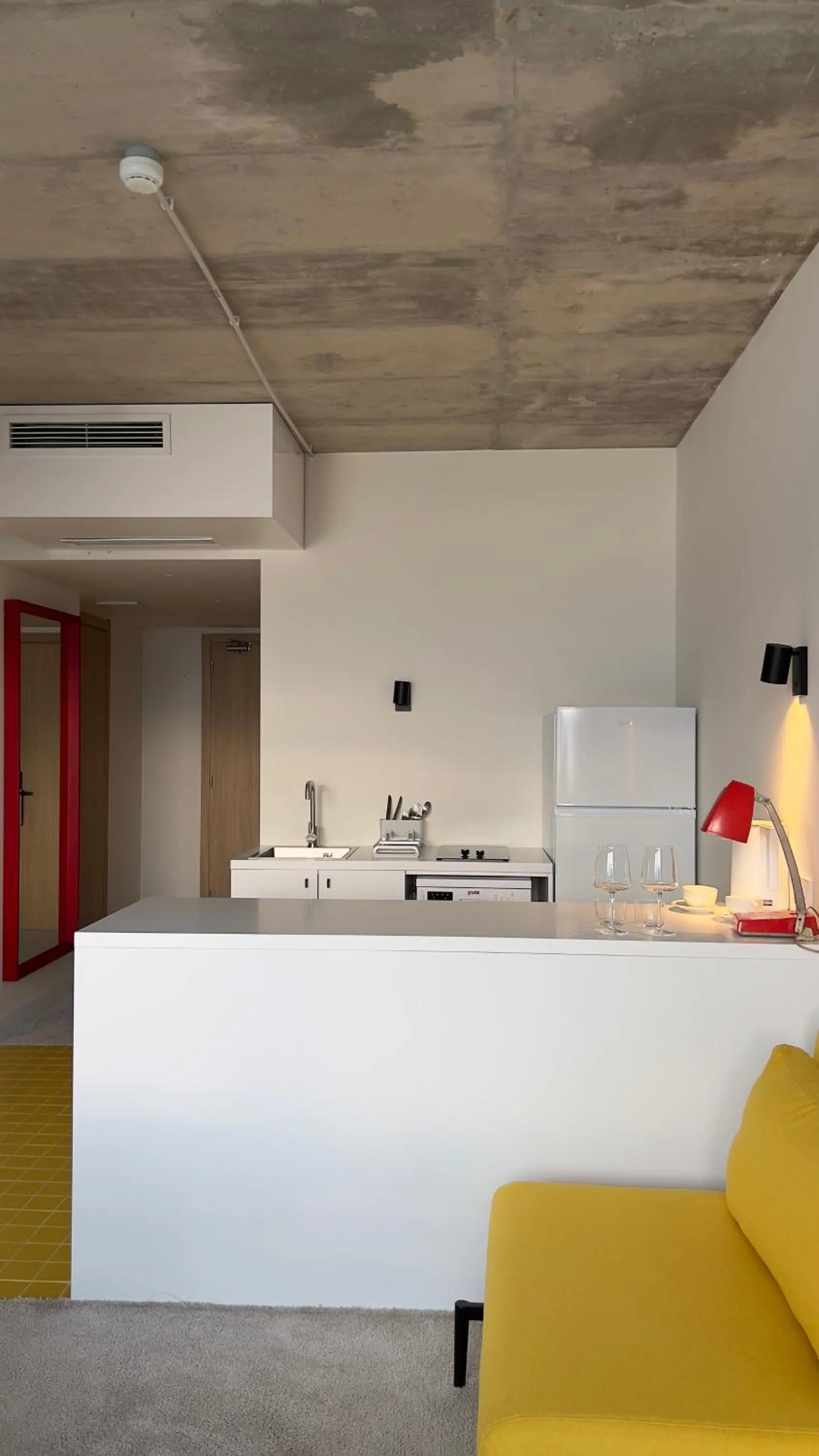 Kitchen or kitchenette in Kartuli Hotel