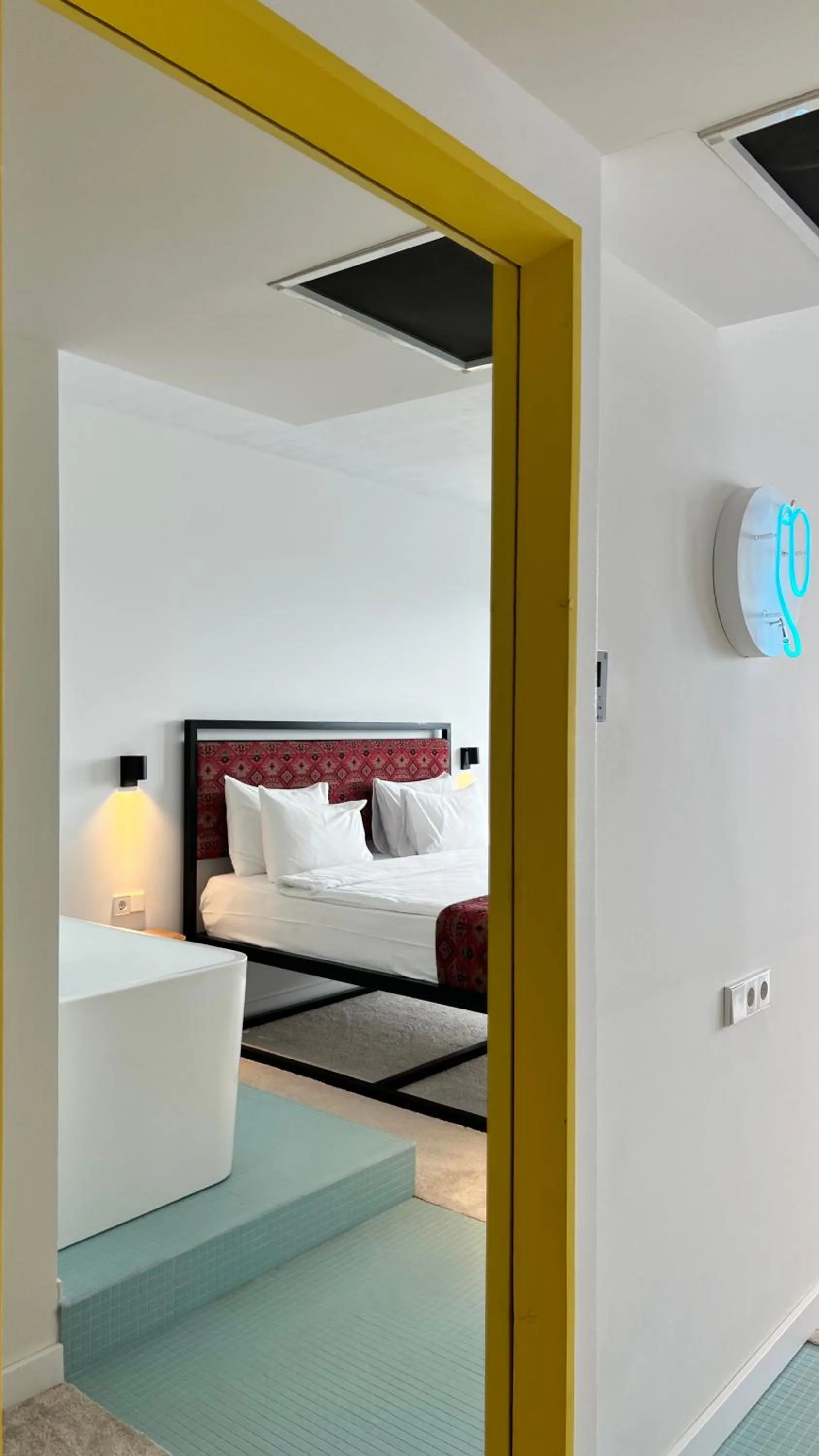 Bed in Kartuli Hotel