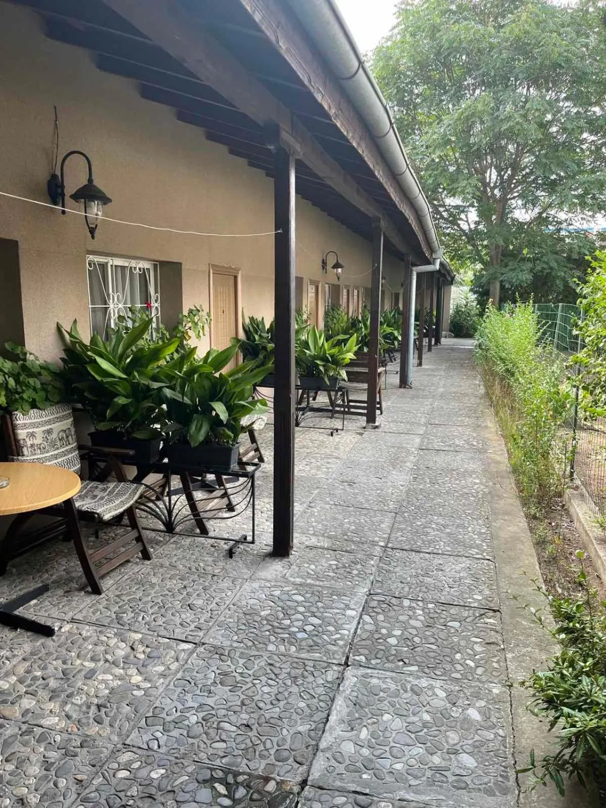 Patio in Lotus Family Hotel - Free Parking