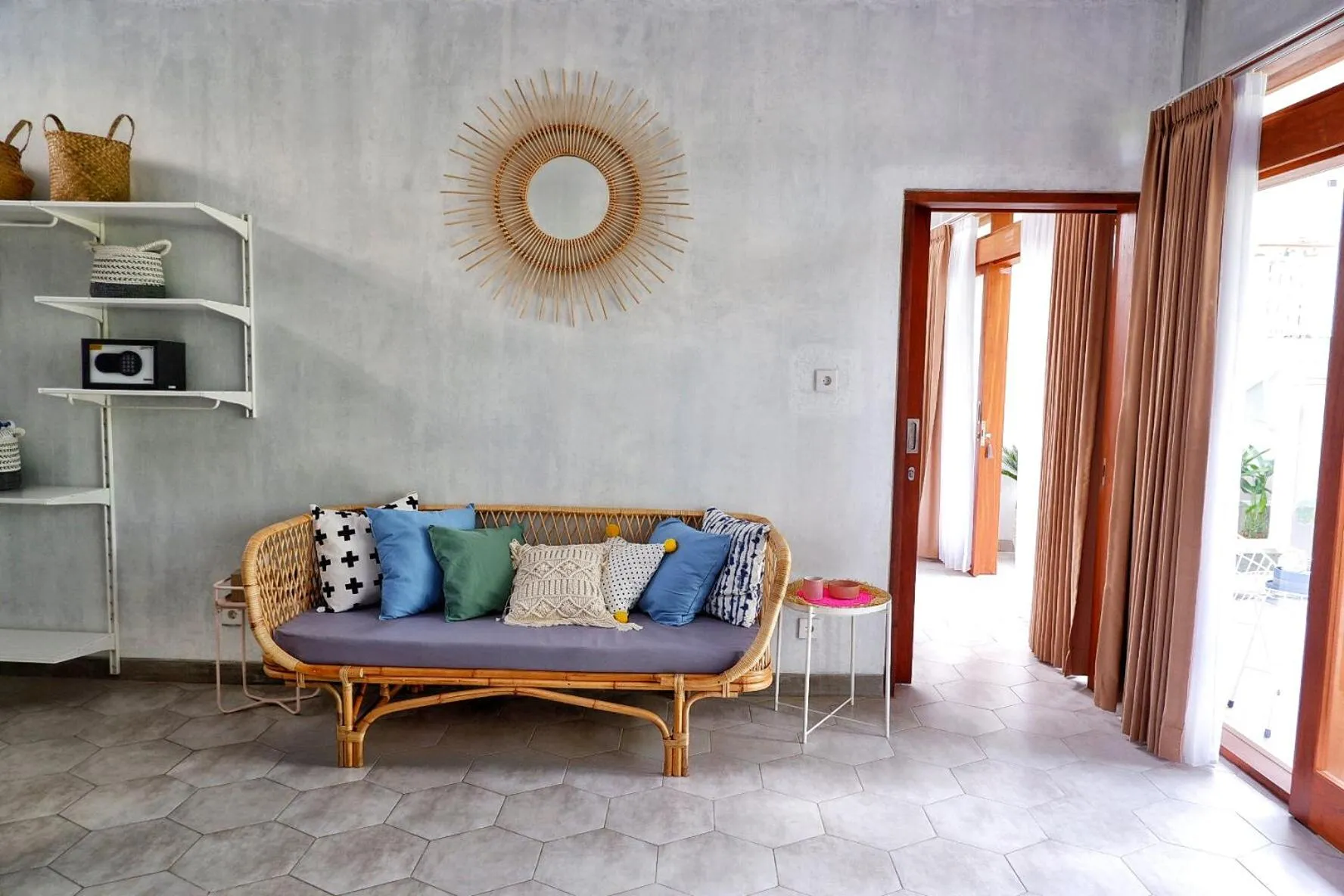 Seating area in The Sloth Bali