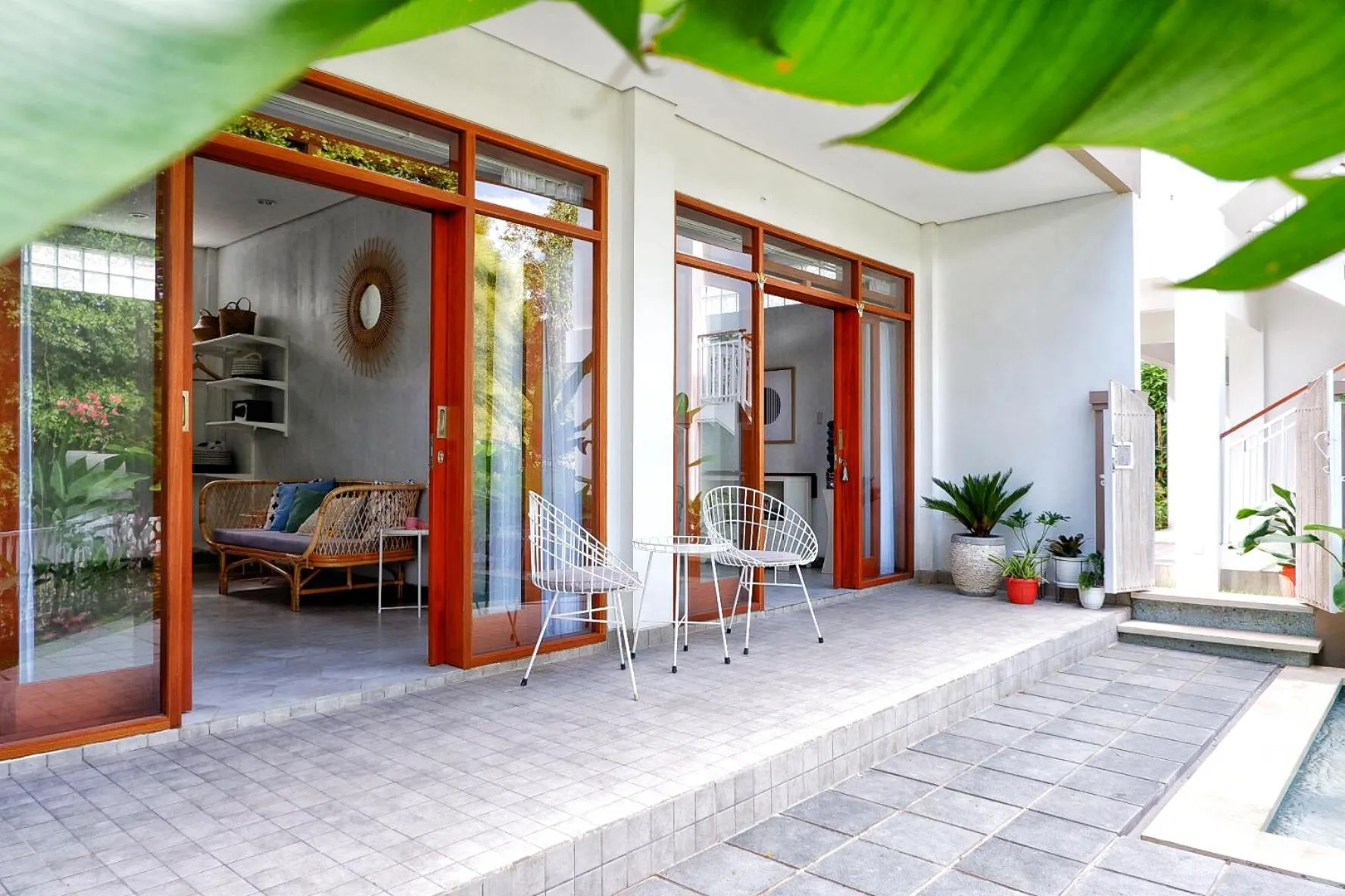 Facade/entrance in The Sloth Bali