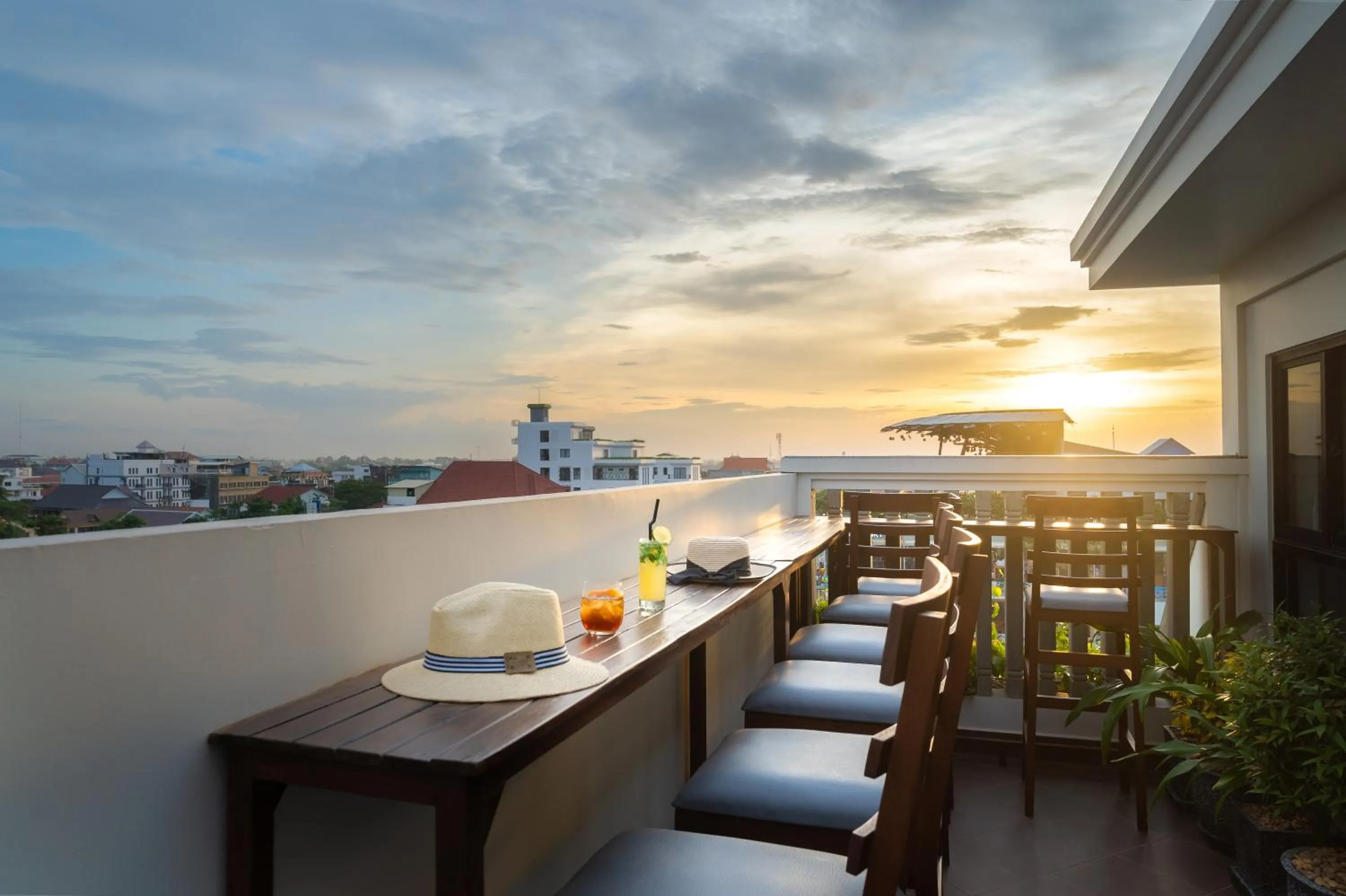 City view in Mony Reach Angkor Hotel