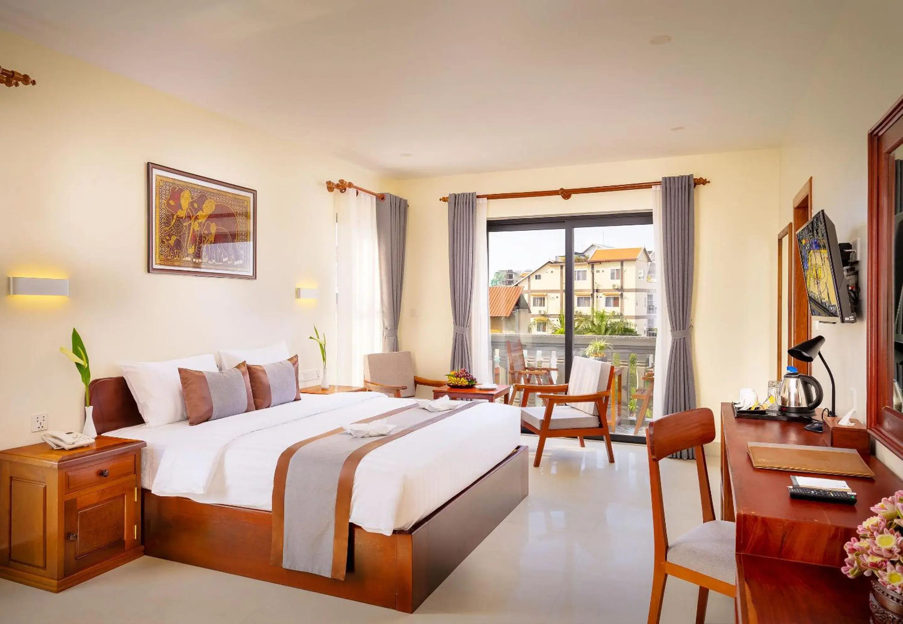 Deluxe Double Room in Mony Reach Angkor Hotel Deluxe Double Room in Mony Reach Angkor Hotel
