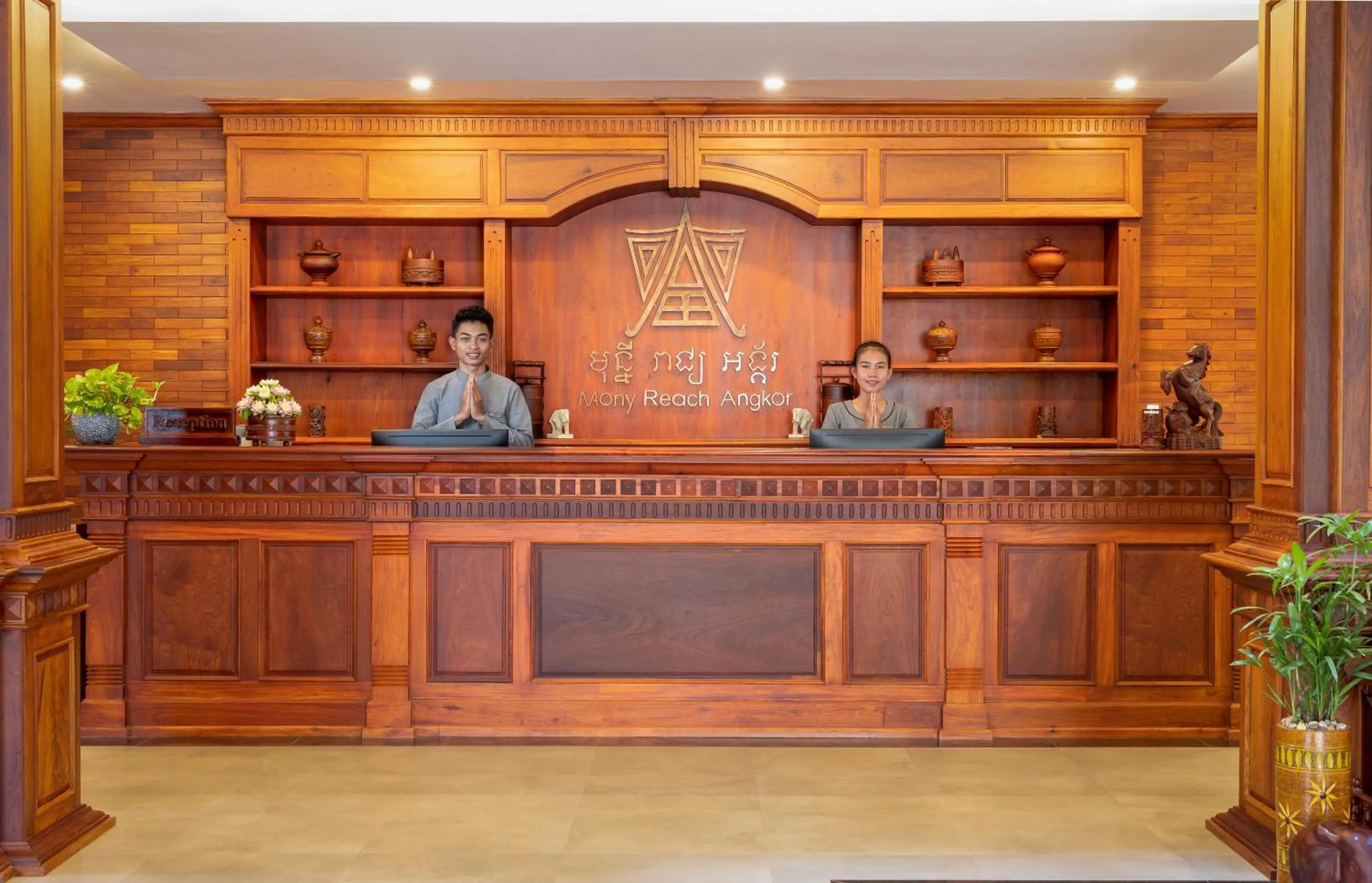 Lobby or reception in Mony Reach Angkor Hotel