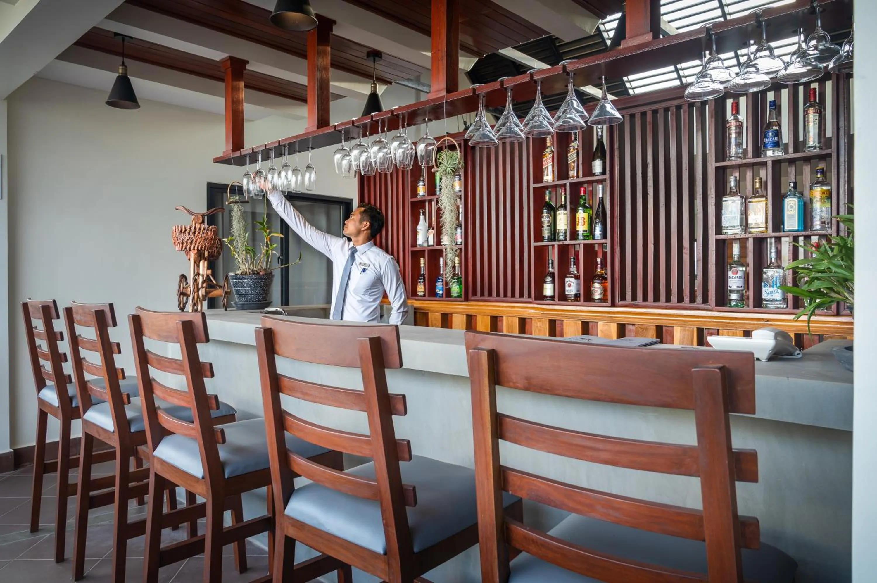 Lounge or bar in Mony Reach Angkor Hotel