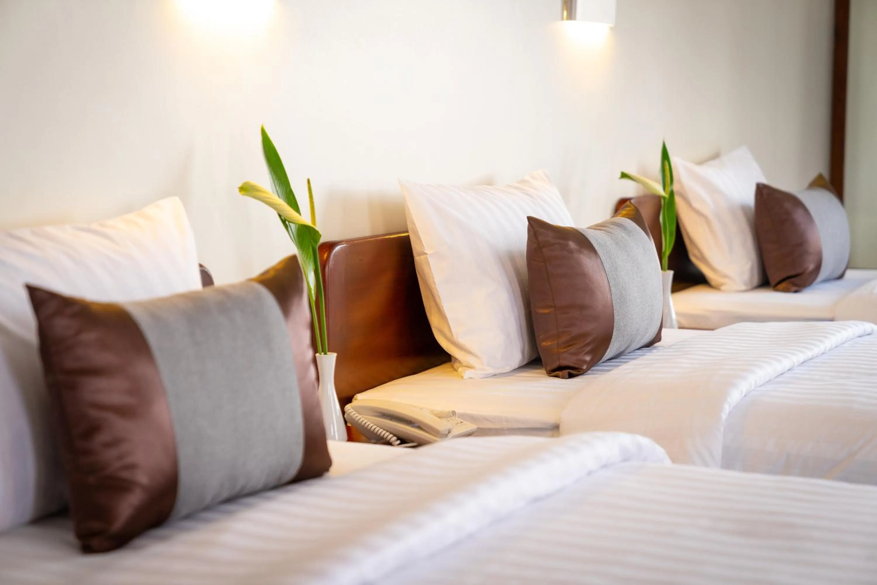 Bed in Mony Reach Angkor Hotel