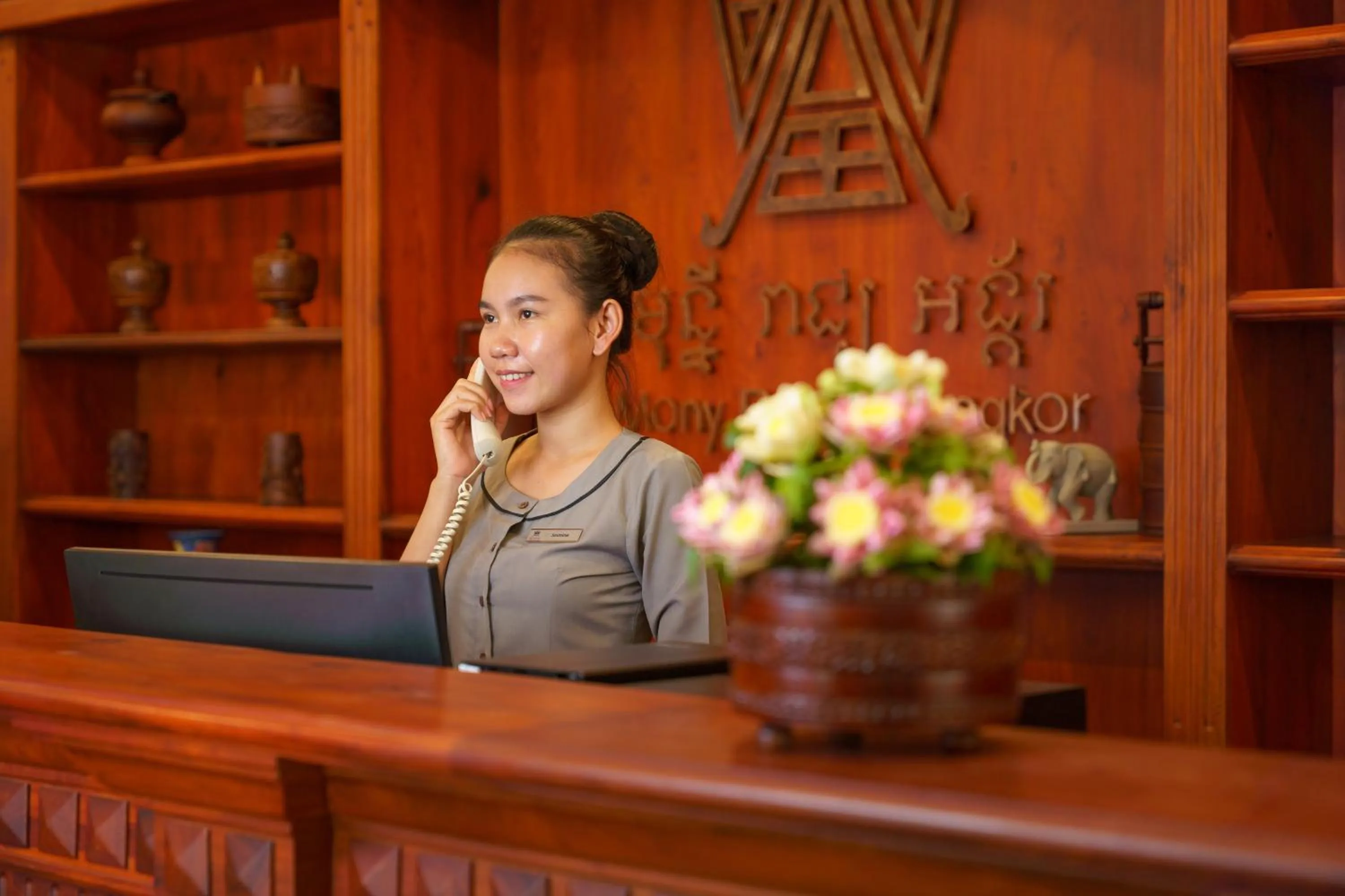 Lobby or reception in Mony Reach Angkor Hotel