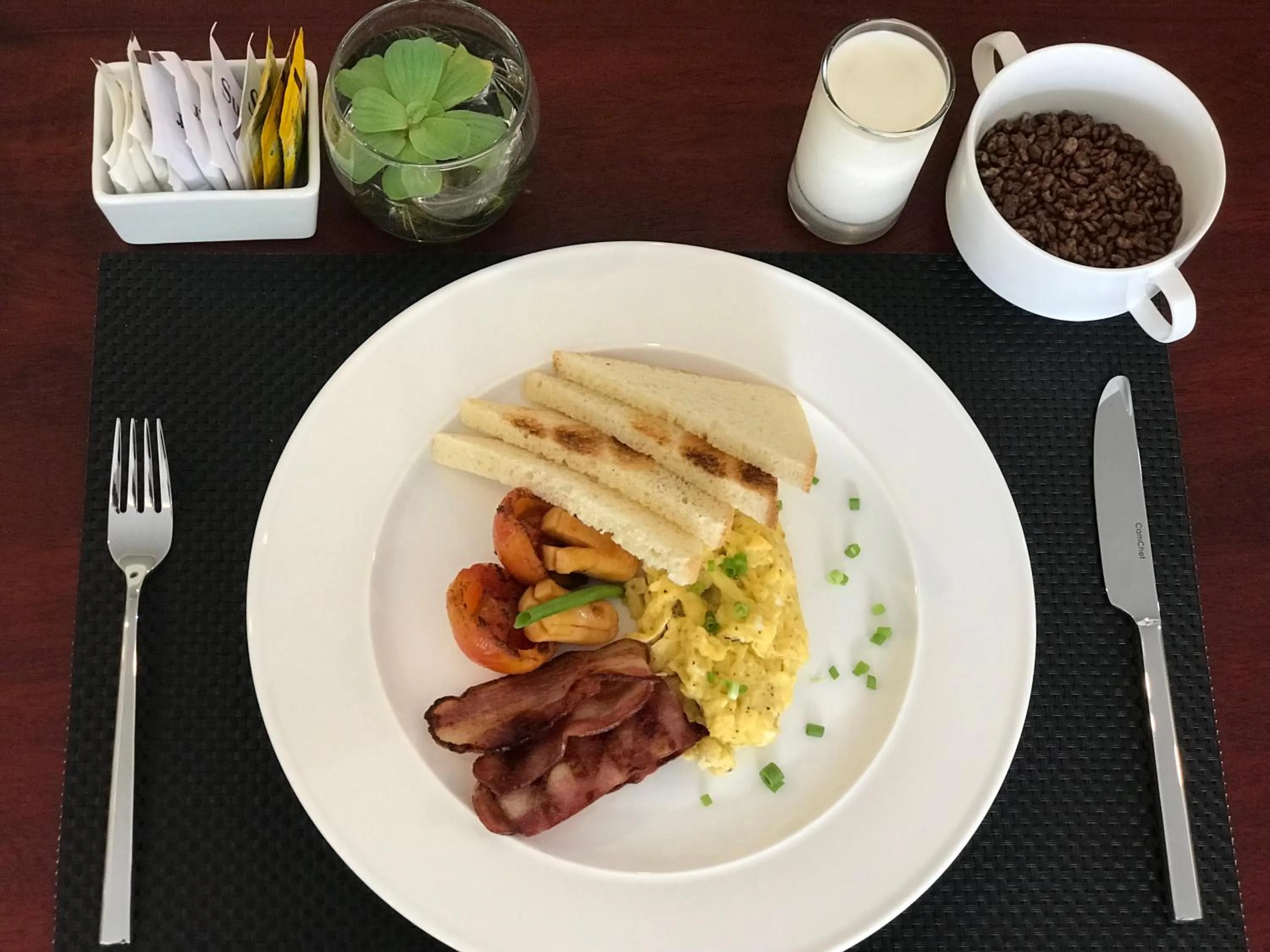 Breakfast in Mony Reach Angkor Hotel