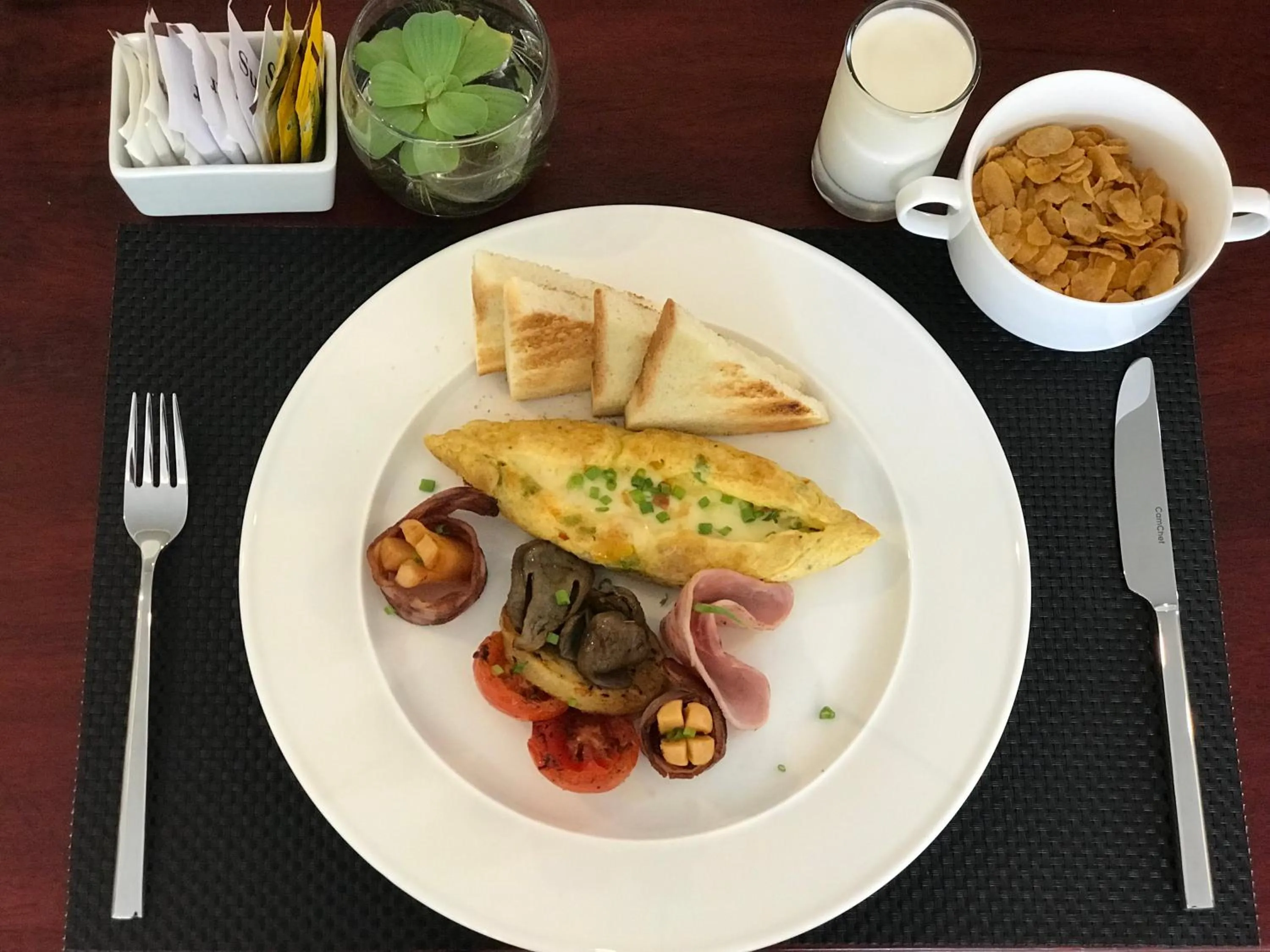 Breakfast in Mony Reach Angkor Hotel