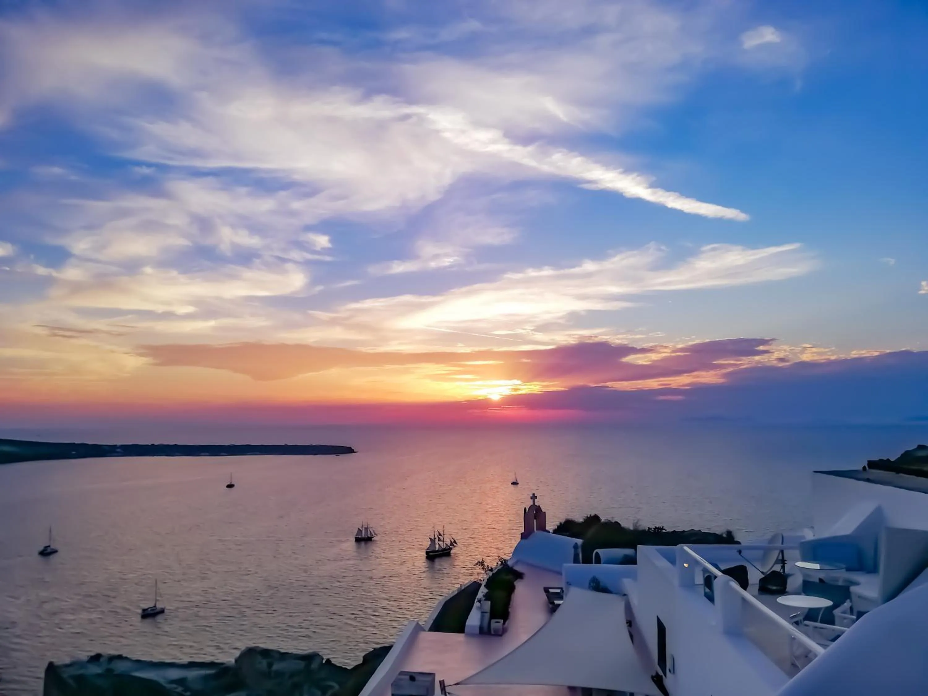 Sea view in Marizan Caves & Villas